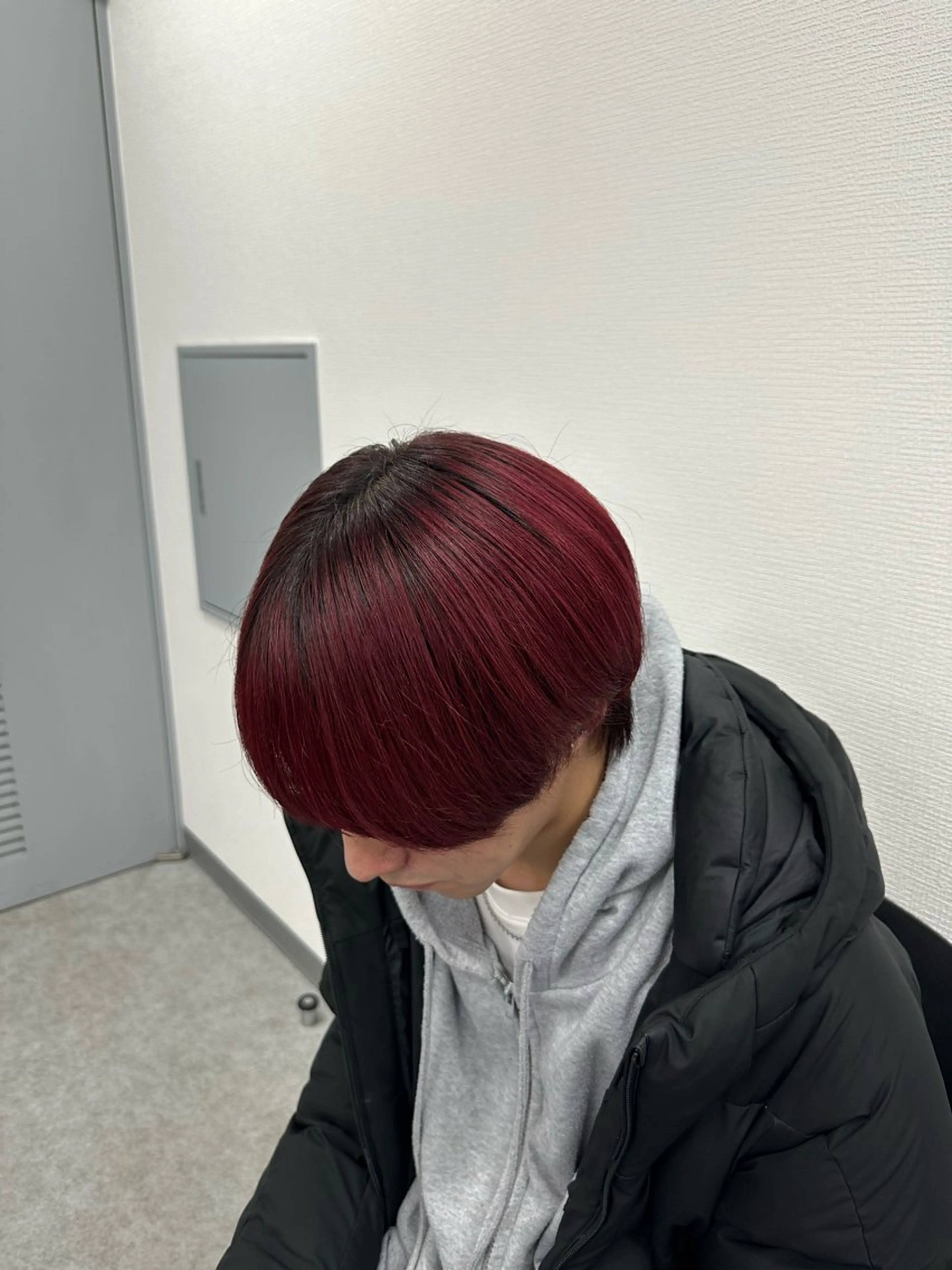 ショート カラー メンズ メンズブリーチ ブリーチ レッドカラー 髪質改善 トリートメント 【パーマ率90%】 サエキカズマのヘアスタイル