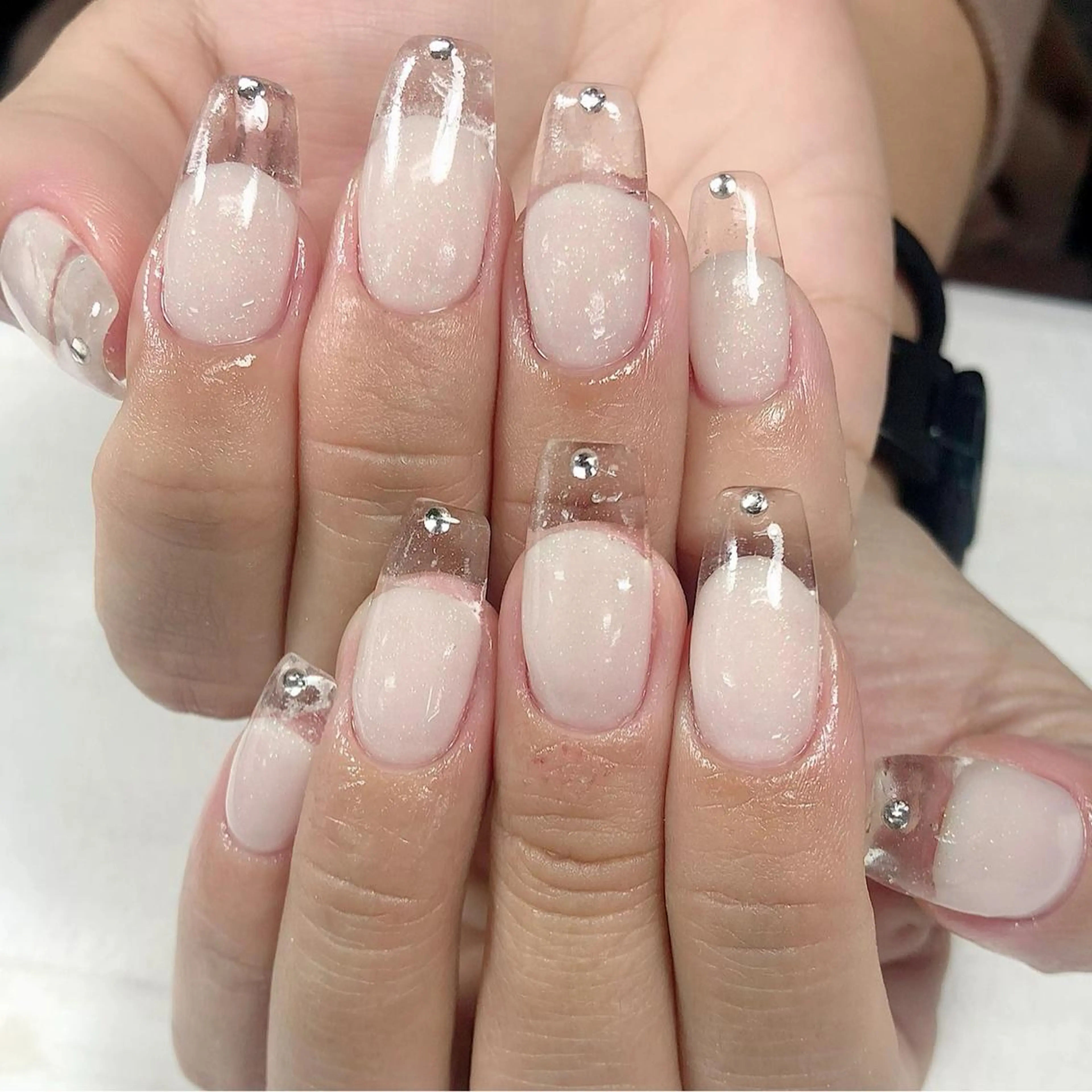 ネイル クリアネイル nail salon 9NINEのネイルデザイン
