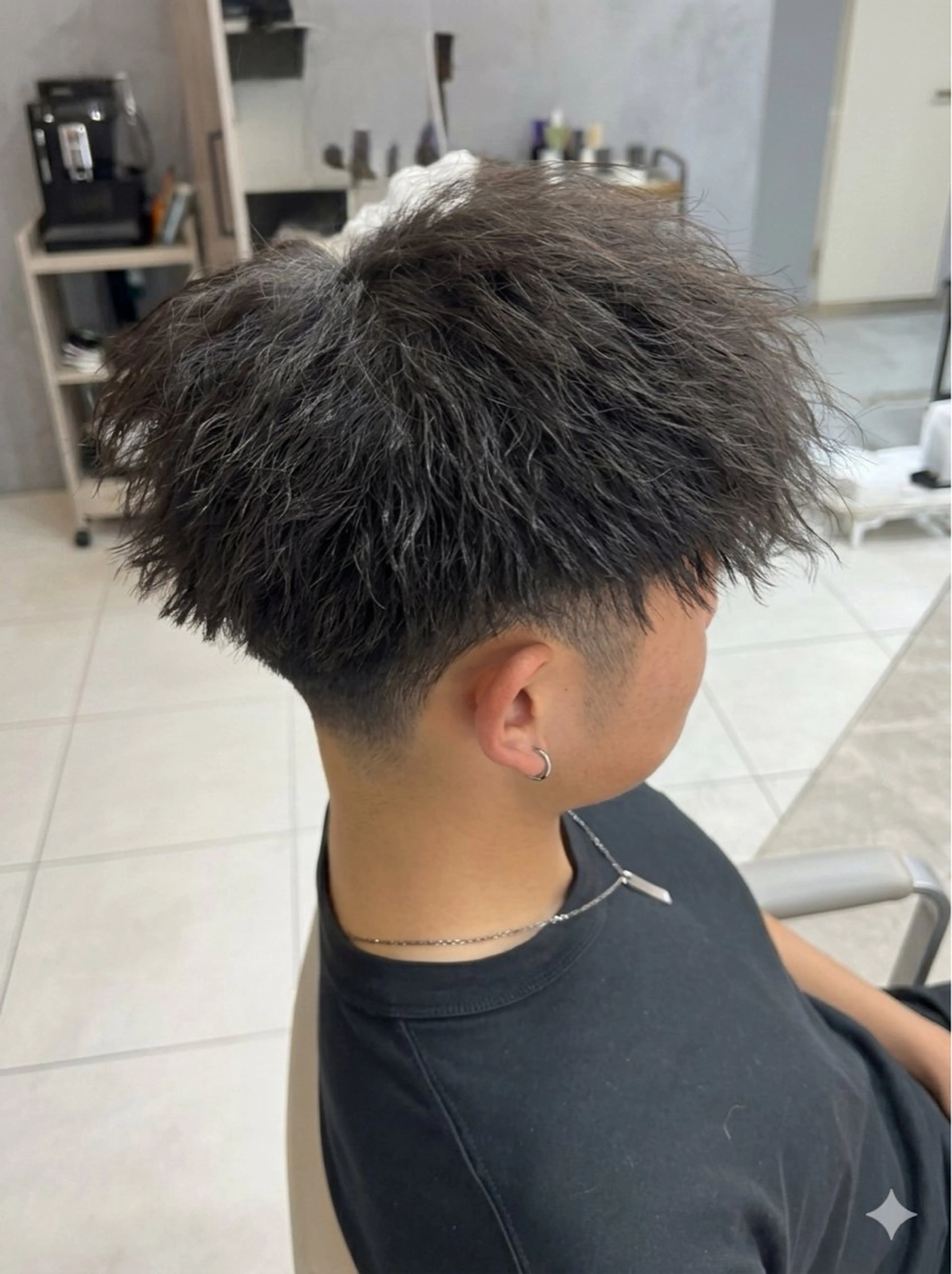 パーマ メンズ カット パーマ メンズ特化/ツイスパ 5分朝ラクセット 颯のヘアスタイル
