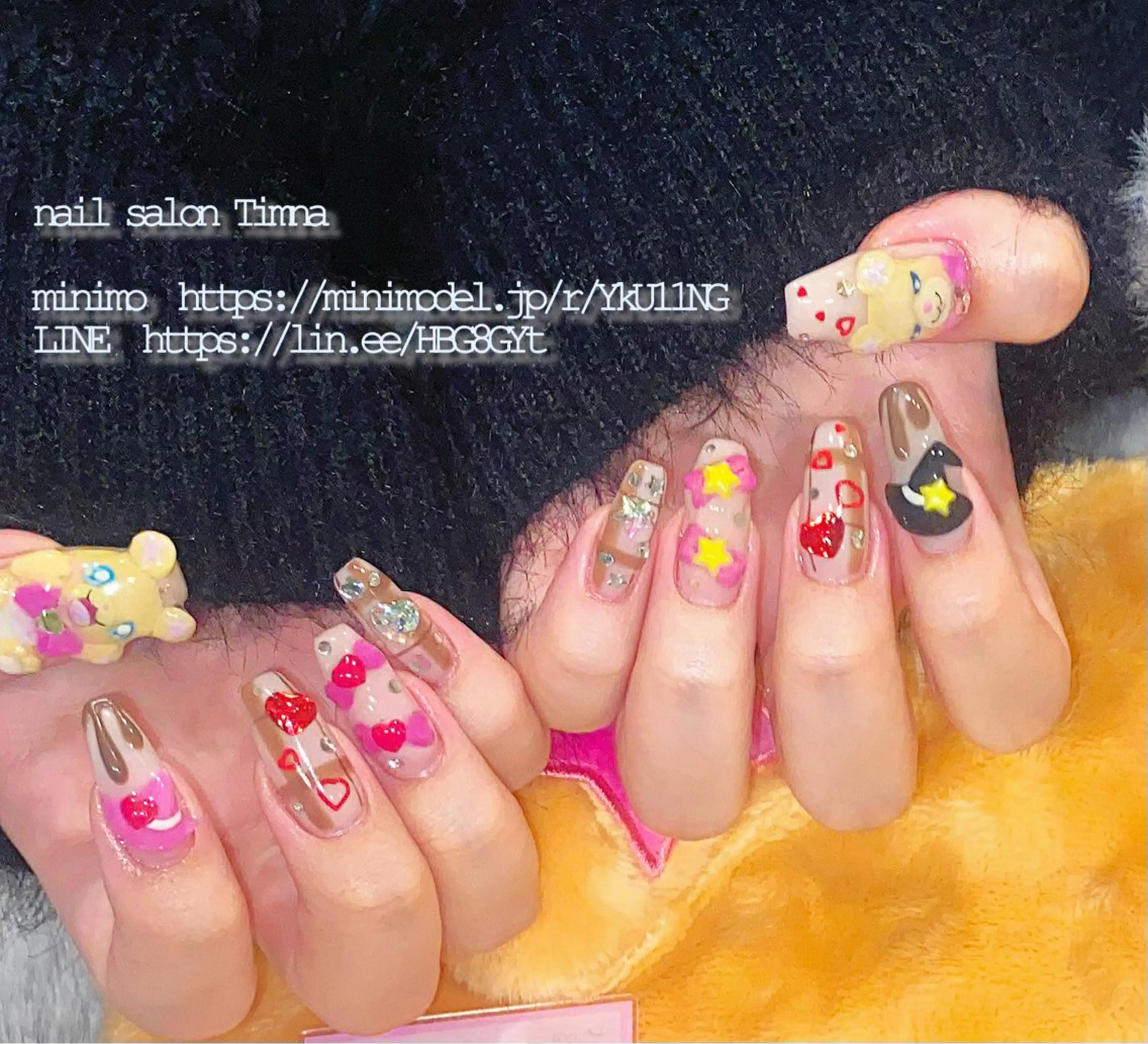 セミロング ハンドネイル NAILSALON 🍔Timna🍟のネイルデザイン