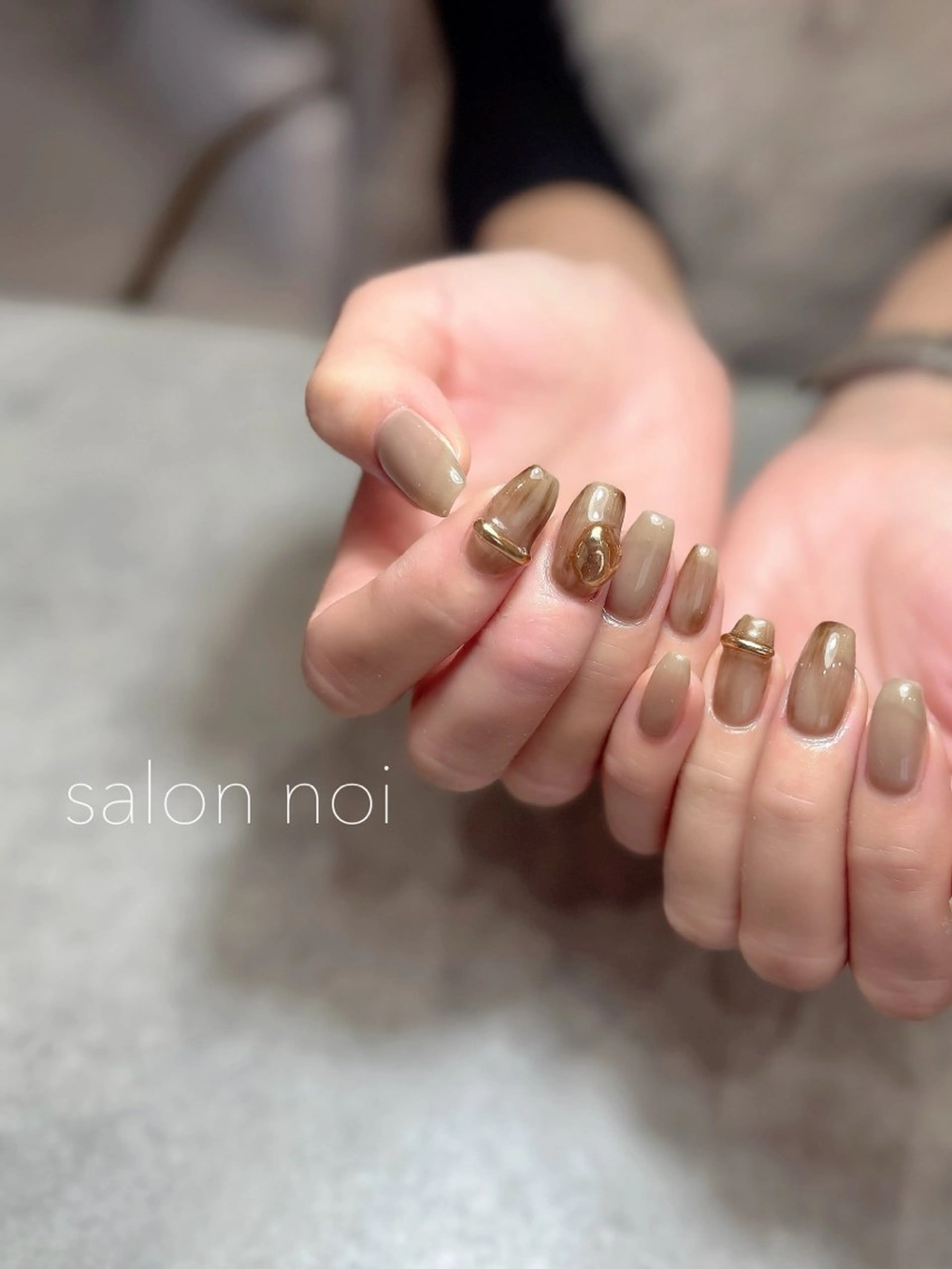 ネイル ニュアンスネイル ハンドネイル salon noi所属・salon noiのネイルデザイン