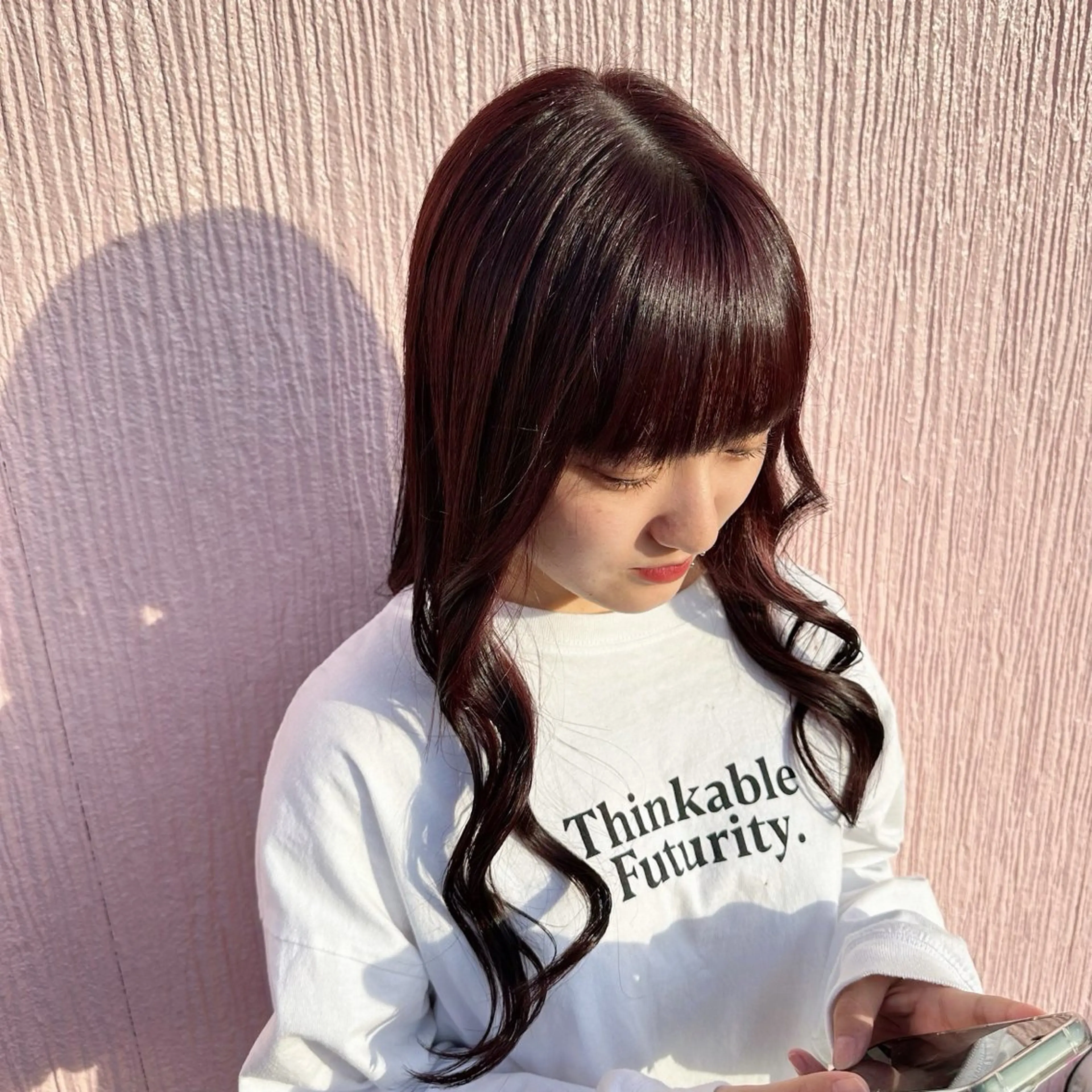 ロング カラー ヘアカラー トリートメント vale 🤍akane🤍のヘアスタイル