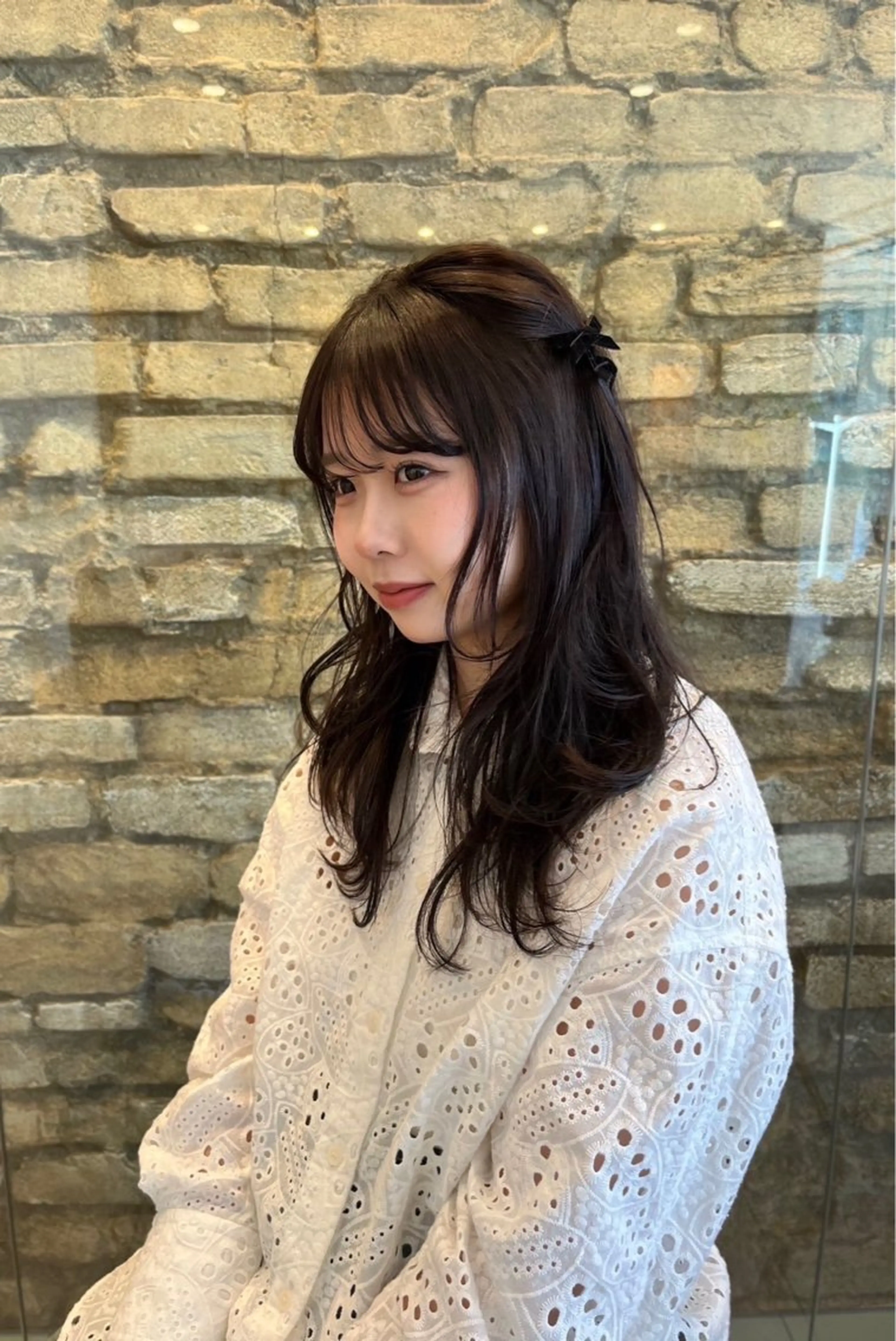 ロング ヘアアレンジ 門田 楓香のヘアスタイル