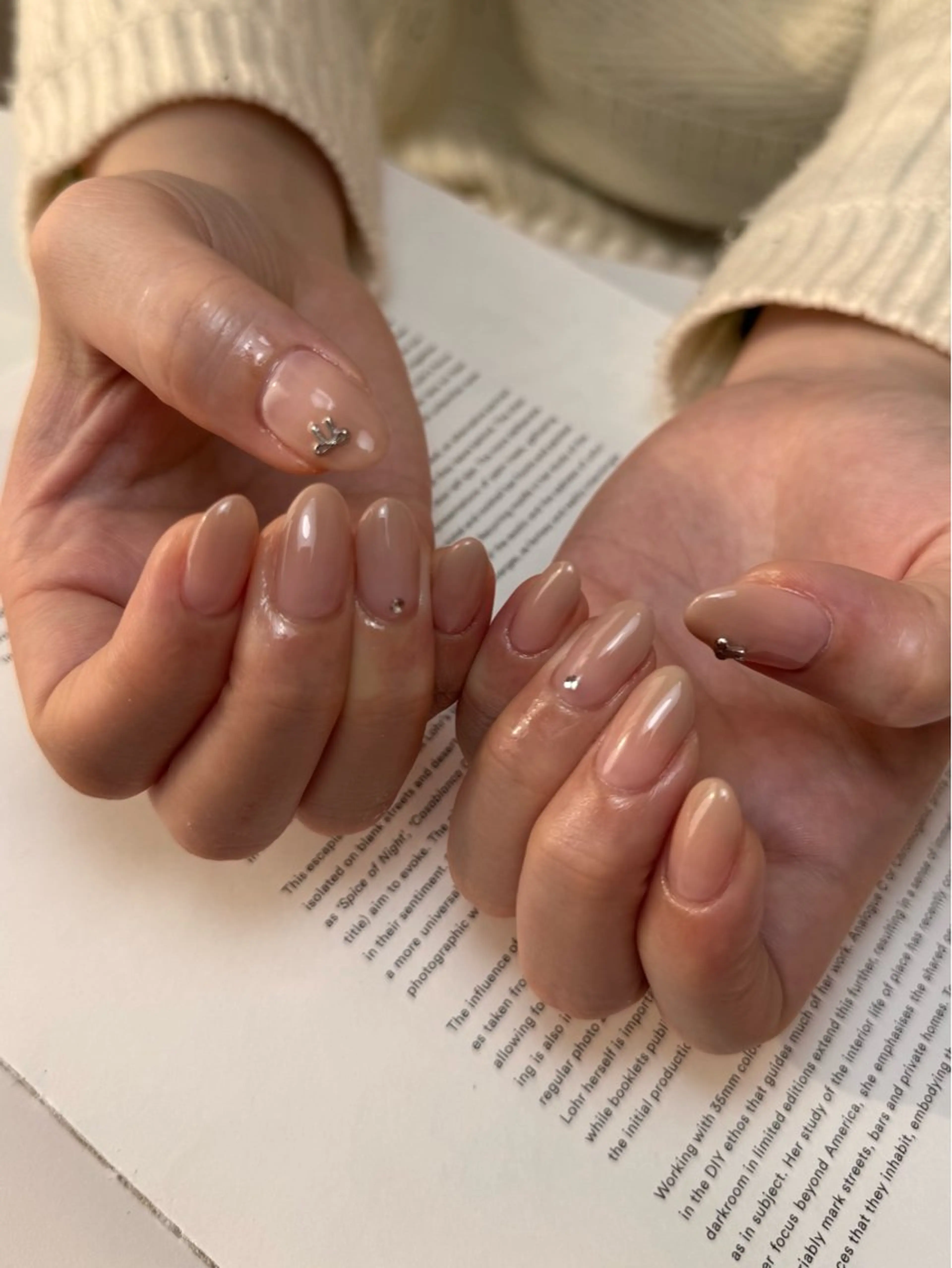 ネイル グラデーション ハンドネイル 白日-hakubi nail-のネイルデザイン