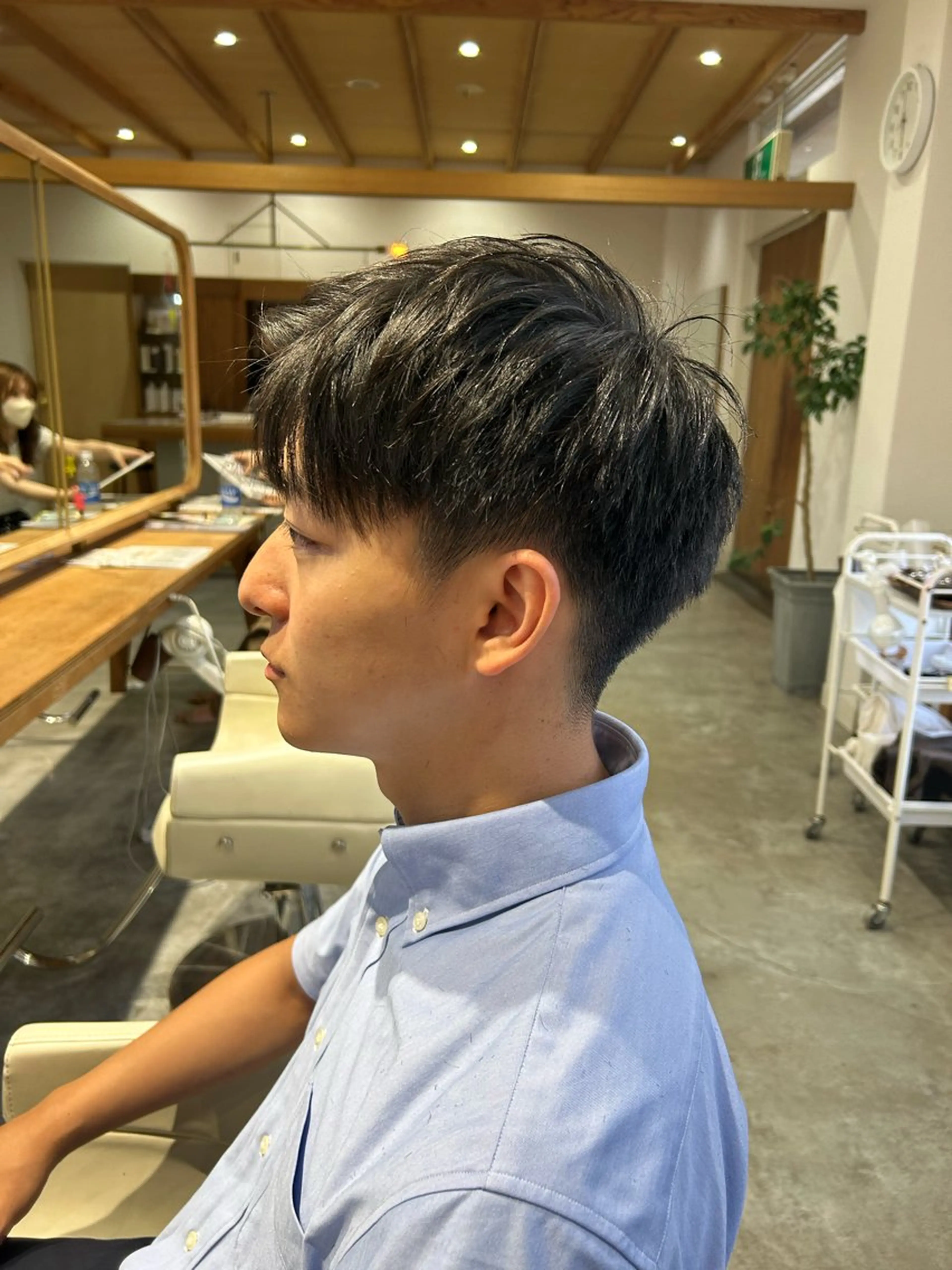 ショート メンズ フェードカット メンズパーマ メンズショート スパイキーショート ショートヘア カット 佐藤 悠生 メンズパーマ.カットのヘアスタイル