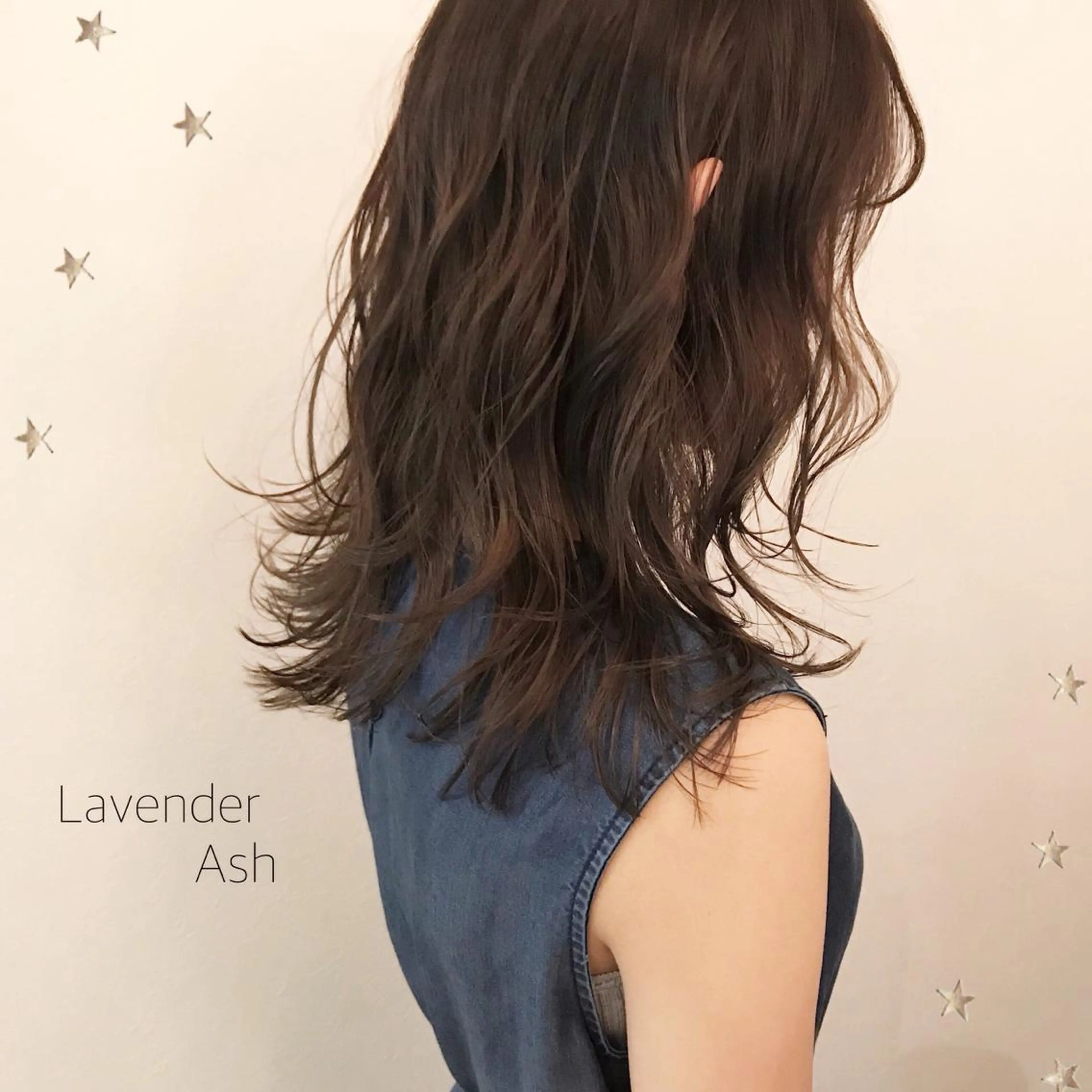 セミロング カラー 市川 千夏のヘアスタイル