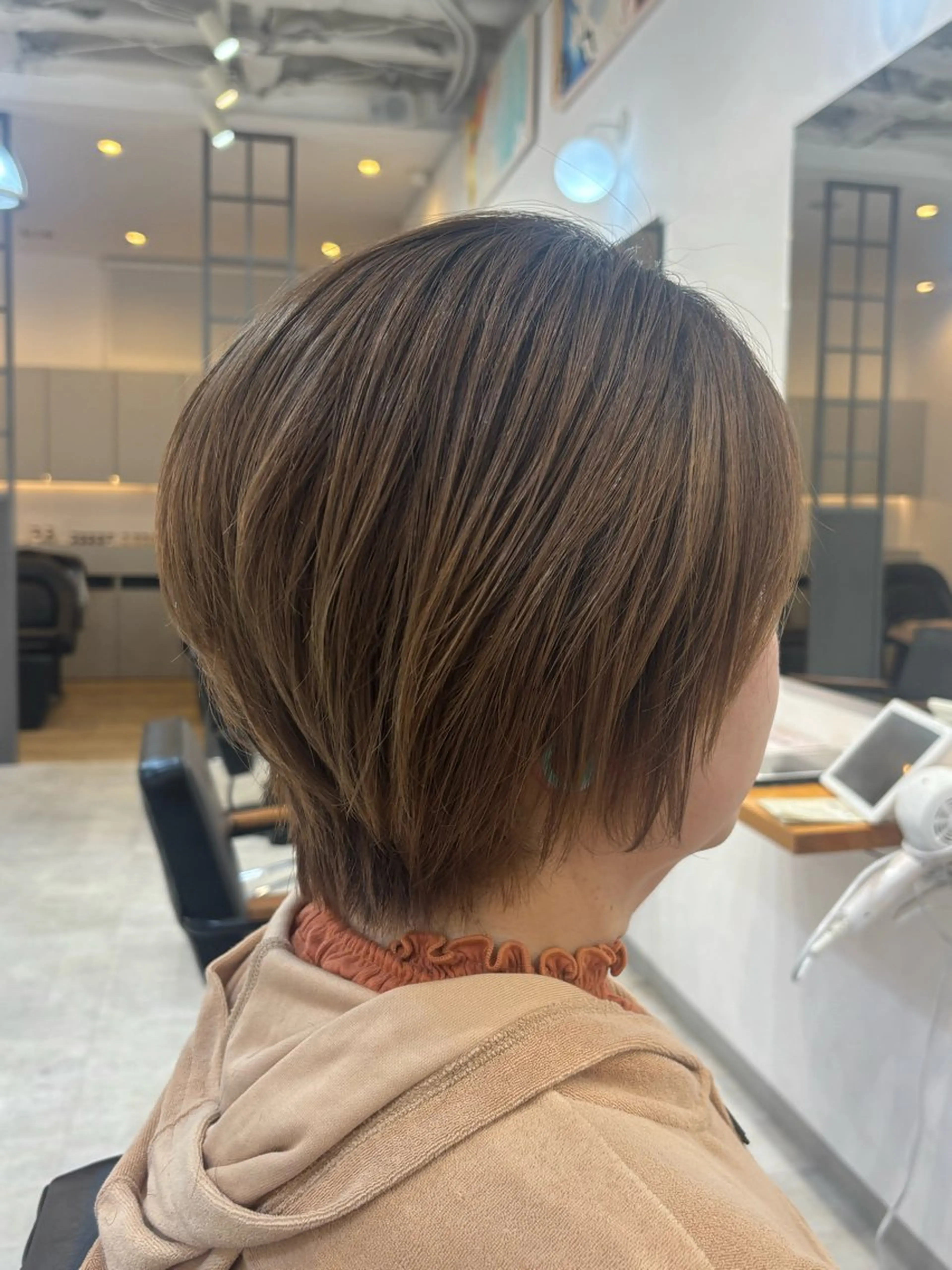 ショート 丸みショート ショートヘア The C Chelsea所属・韓国レイヤー/ ショート Eightのヘアスタイル