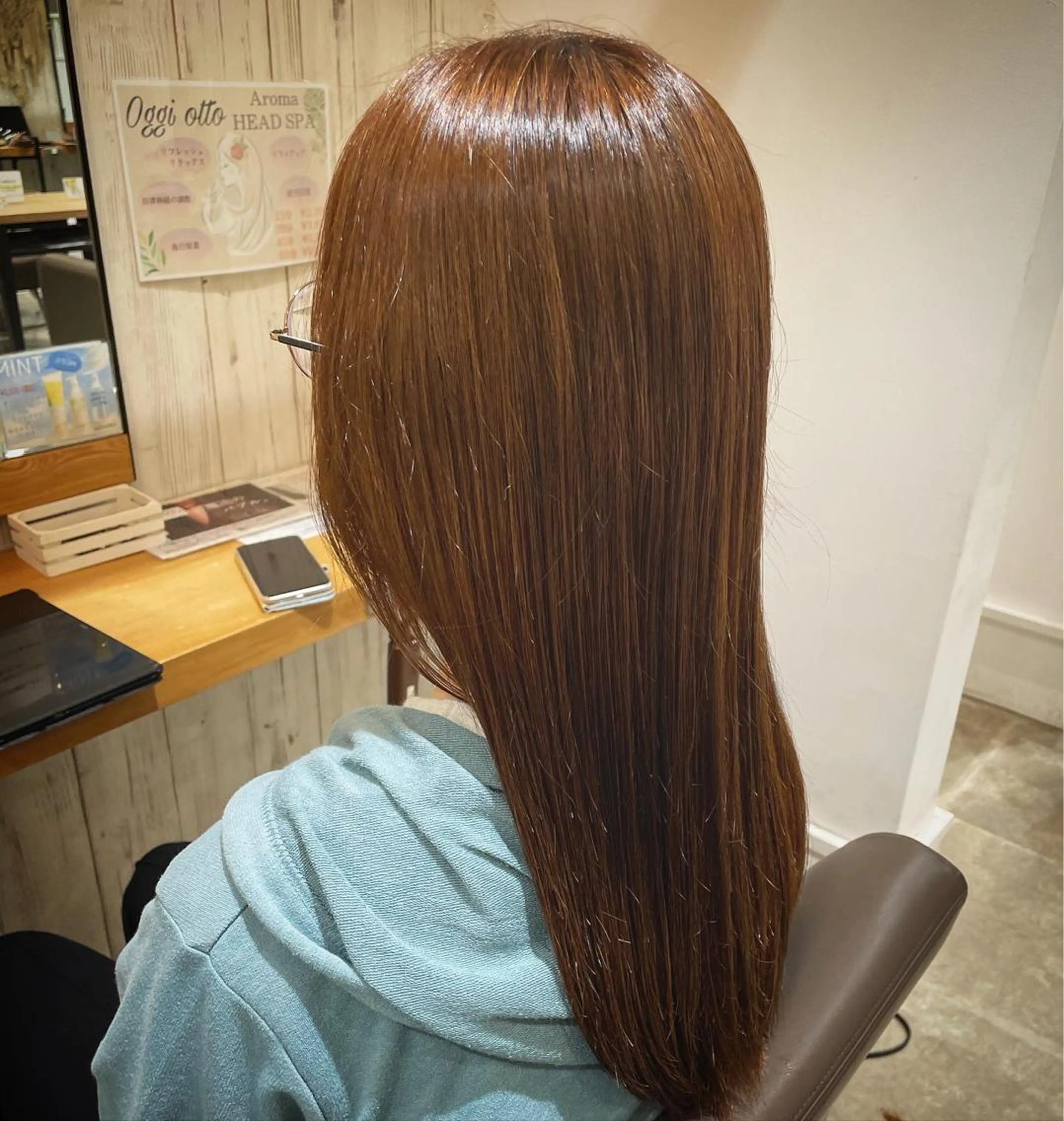 【自然なストレート✨】カット+酸性縮毛矯正 平日ご新規様矯正30%引き❣️の写真