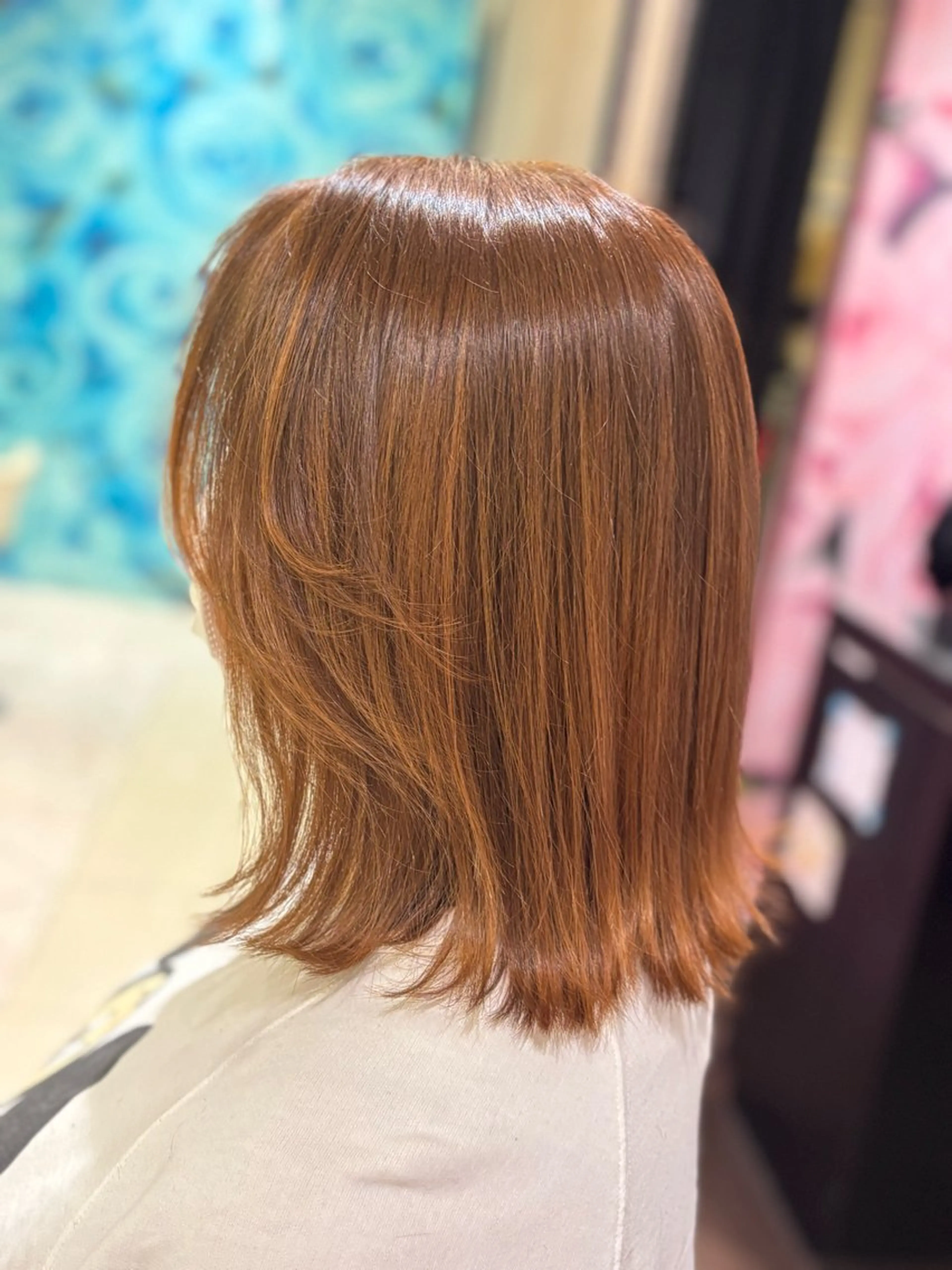 ミディアム カット ヘアカラー トリートメント 至福の時間を❤️ かめいまゆのヘアスタイル