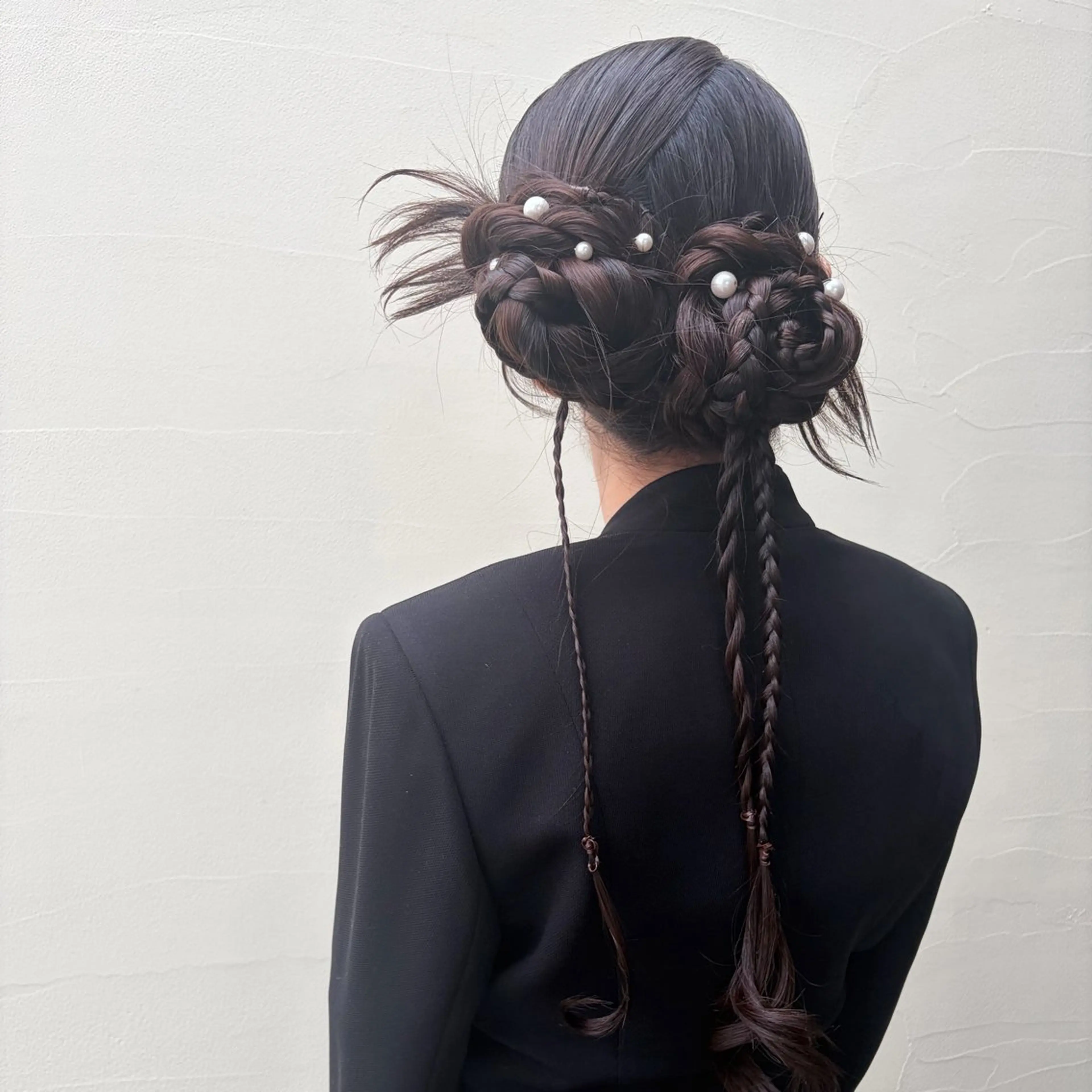 ロング ヘアアレンジ ヘアセット 松本 茜のヘアスタイル