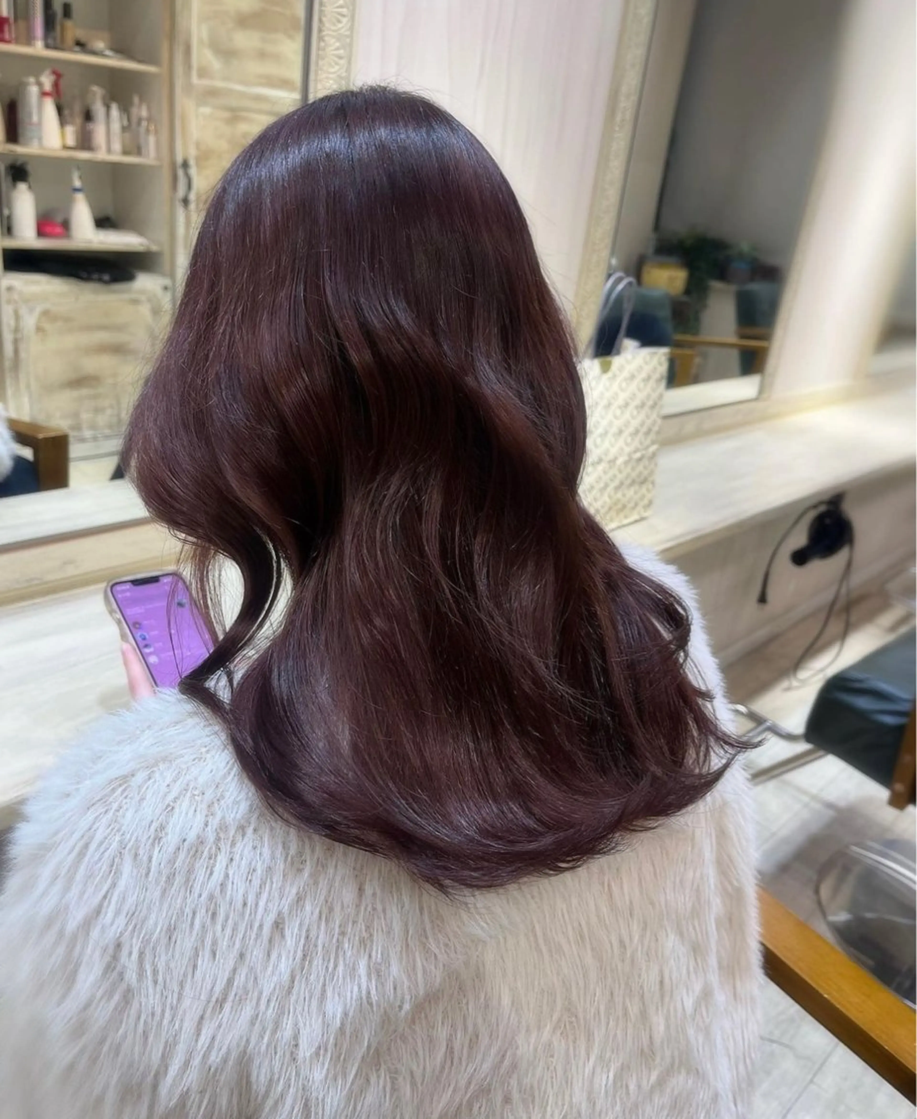 ロング カラー ヘアアレンジ 𝐒𝐀NA /髪質改善のヘアスタイル