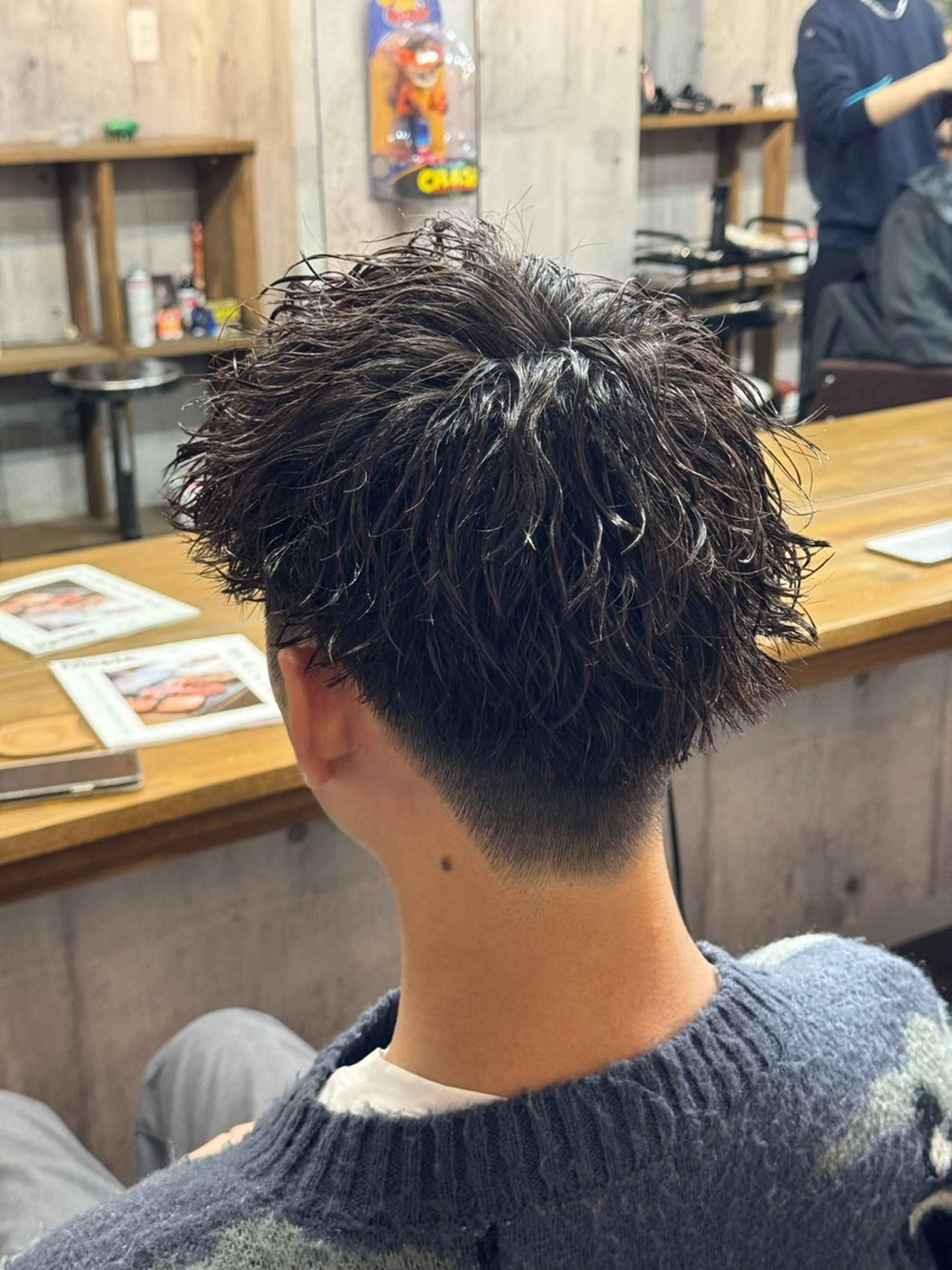 パーマ メンズ メンズパーマ ツイストスパイラルパーマ スパイラルパーマ カット パーマ 川崎 健翔のヘアスタイル