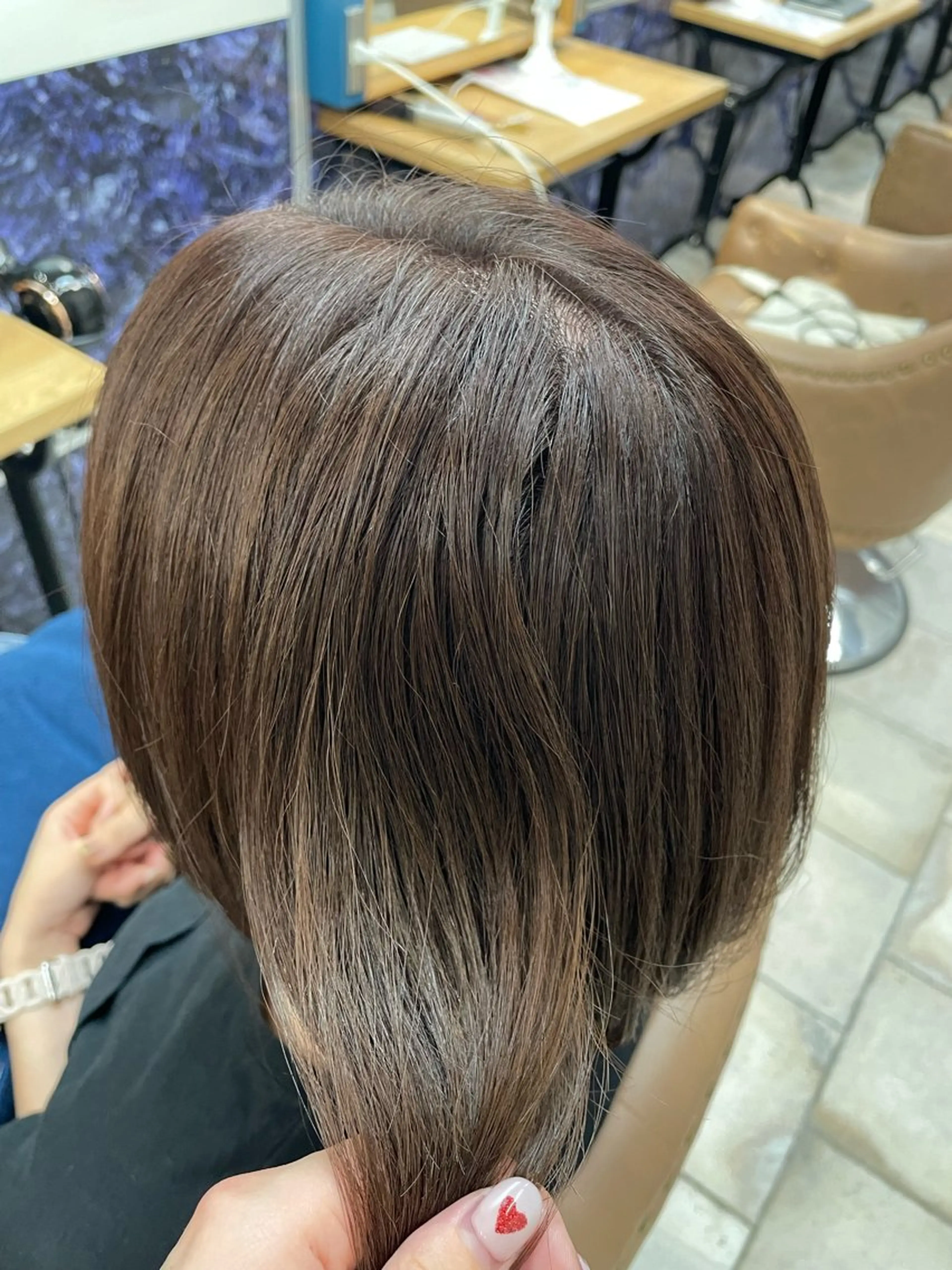 ミディアム カラー 透明感カラー ラベンダーカラー ヘアカラー トリートメント 🍒 さくら🍒のヘアスタイル