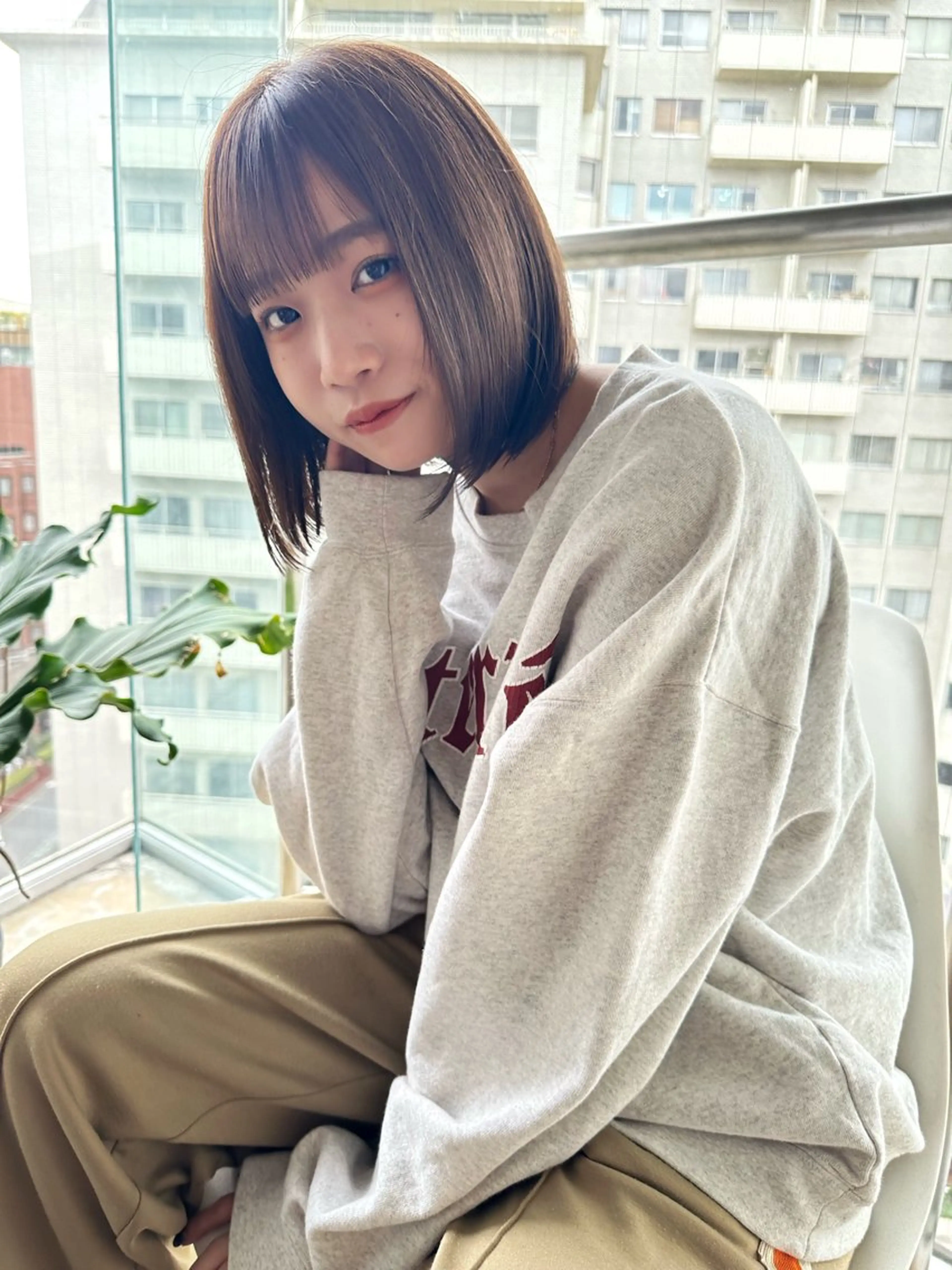 ミディアム better hairsalonのヘアスタイル