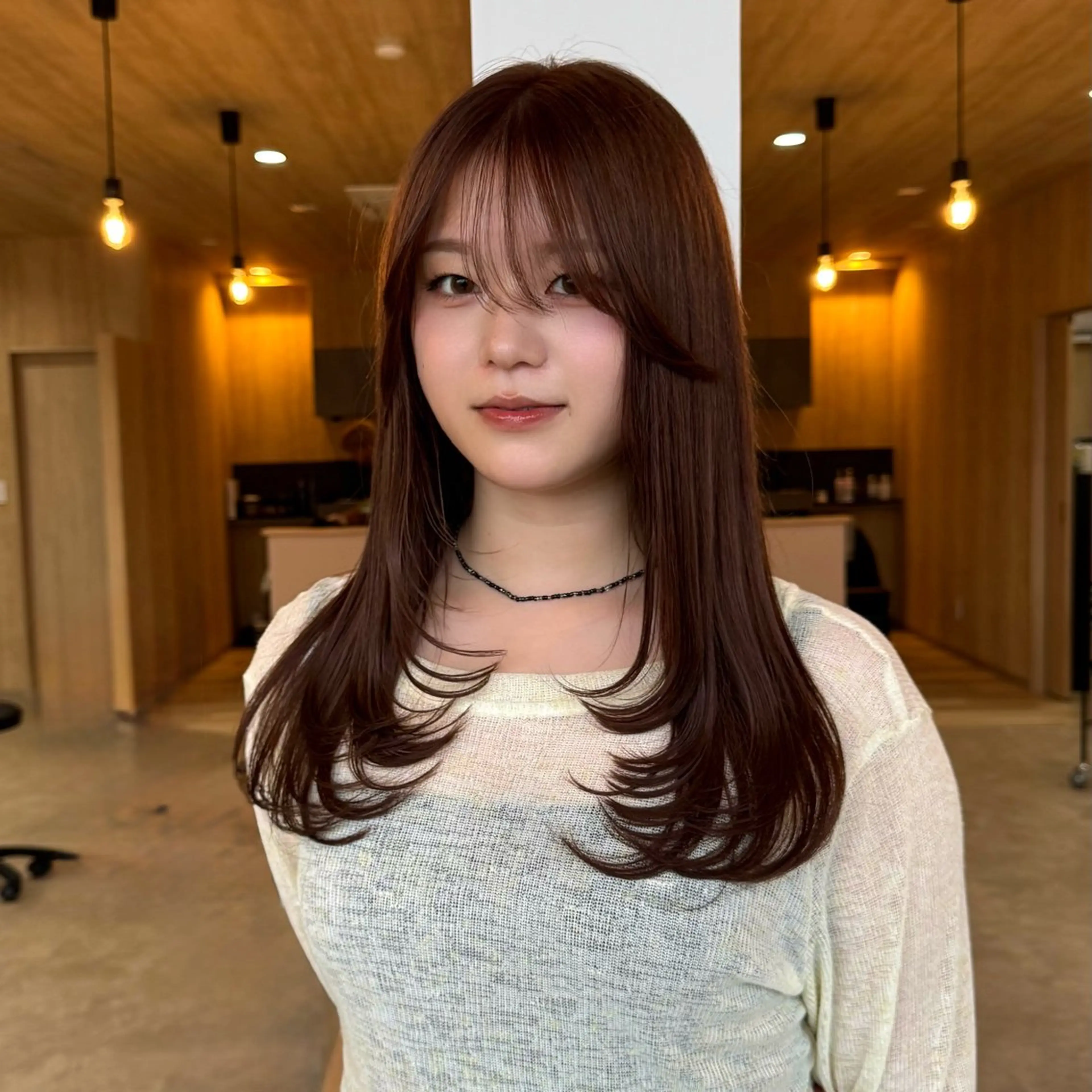 セミロング カラー kosuke 表参道のヘアスタイル