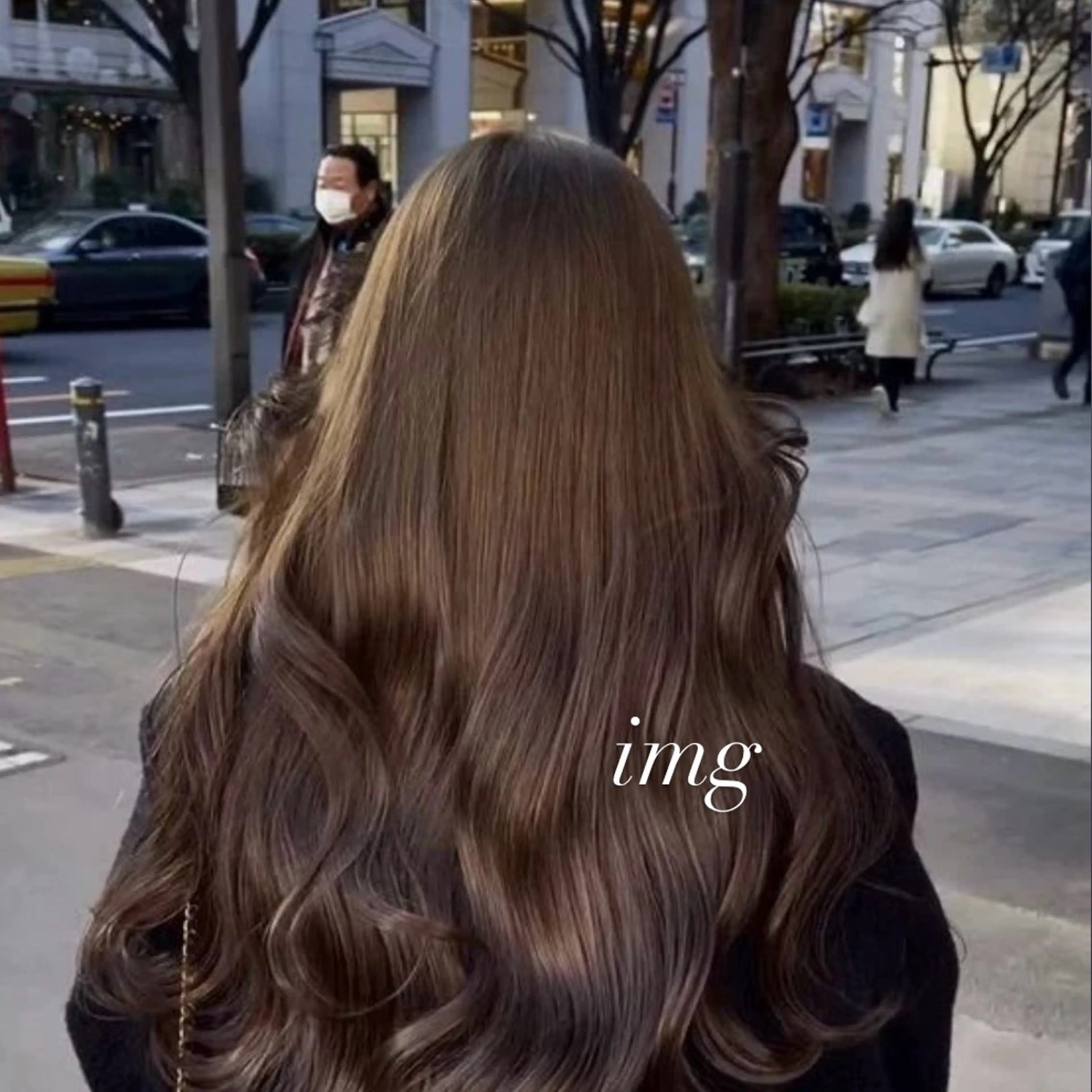 ロング カラー ヘアカラー トリートメント カラーモデル募集🫧 みさき🫧のヘアスタイル