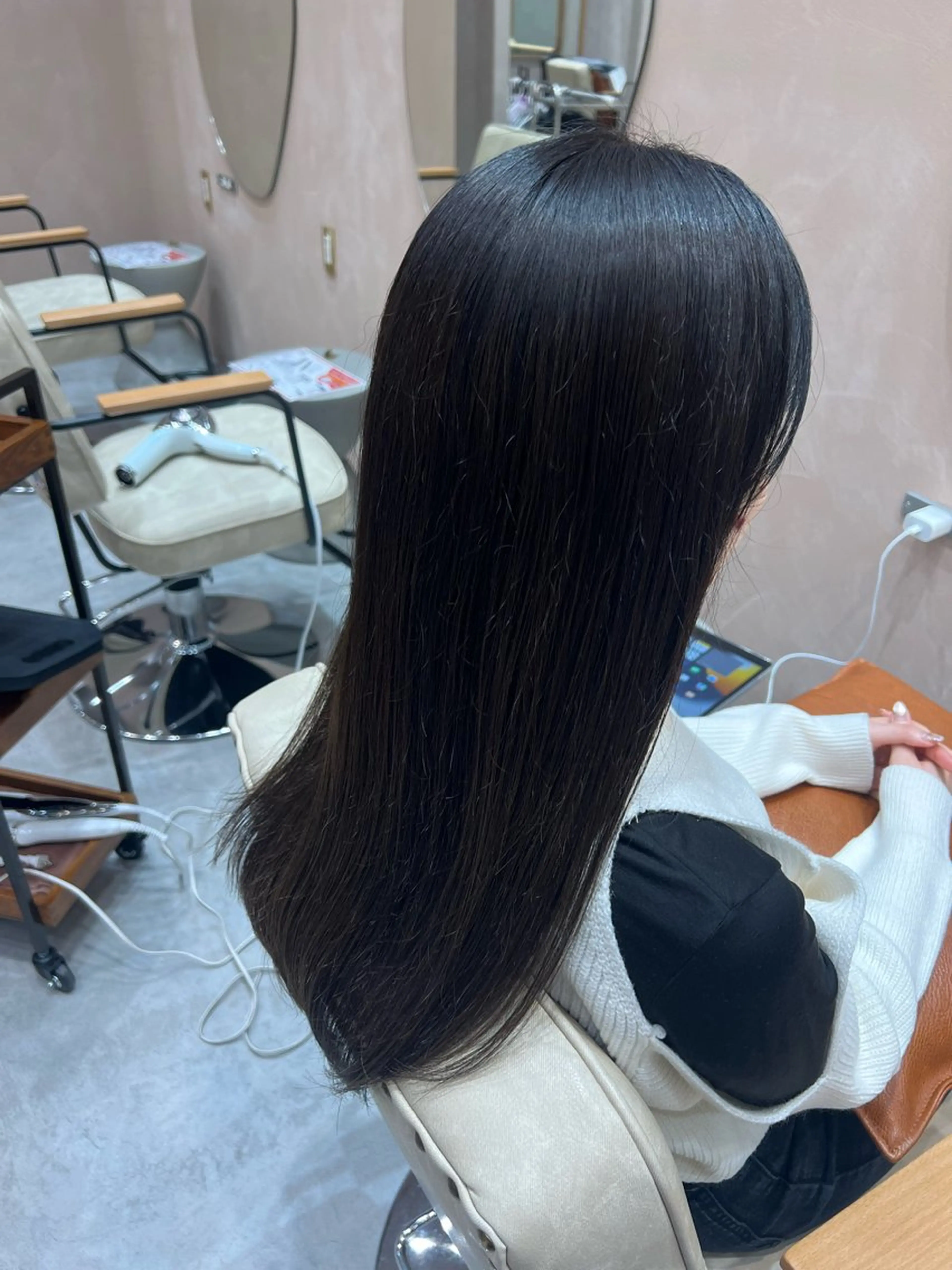 セミロング カラー 透明感カラー 透明感/ベージュ /kazui🐈のヘアスタイル