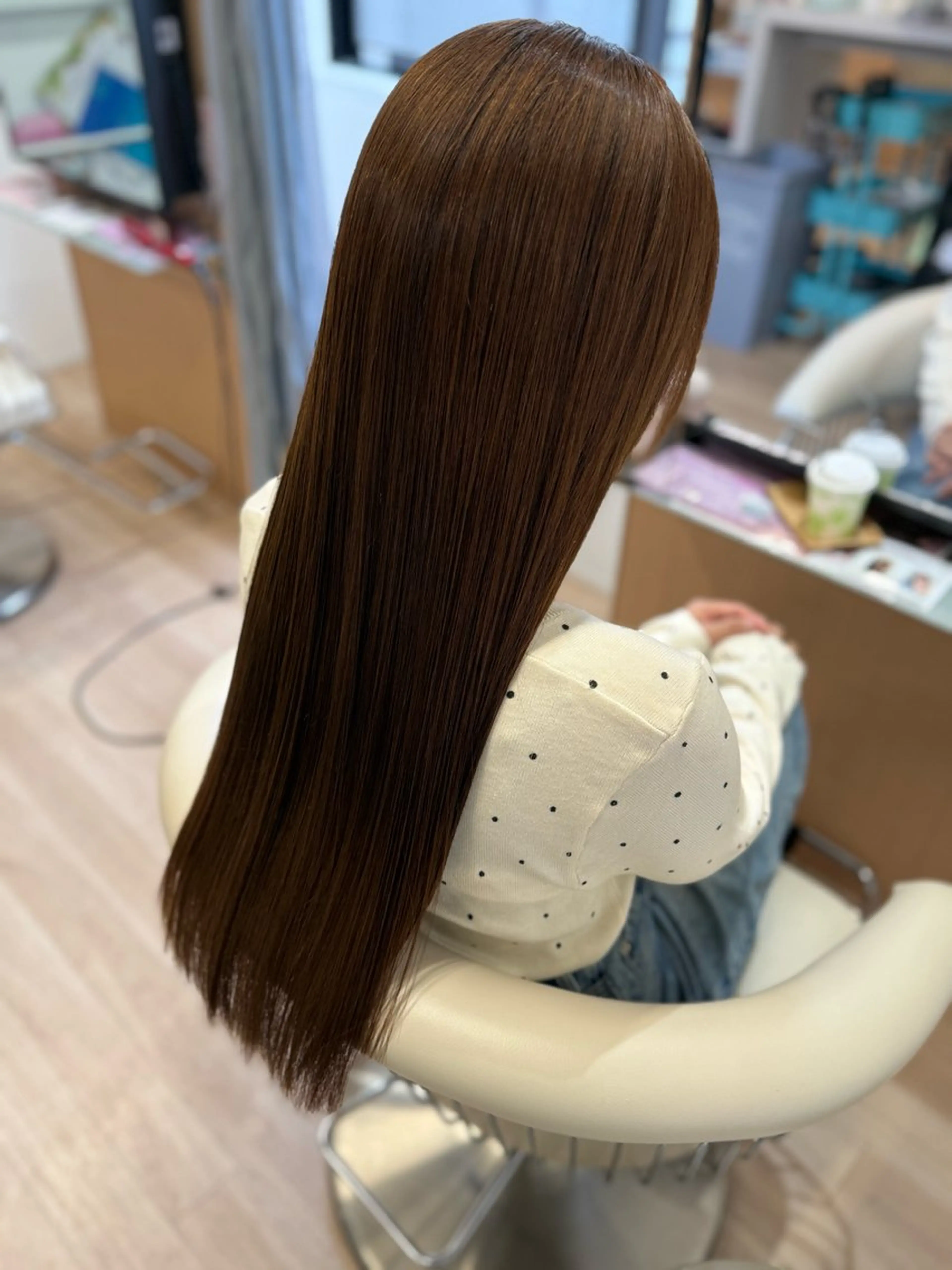 ロング トリートメント 髪質改善/ショート ボブ/chere狭山のヘアスタイル