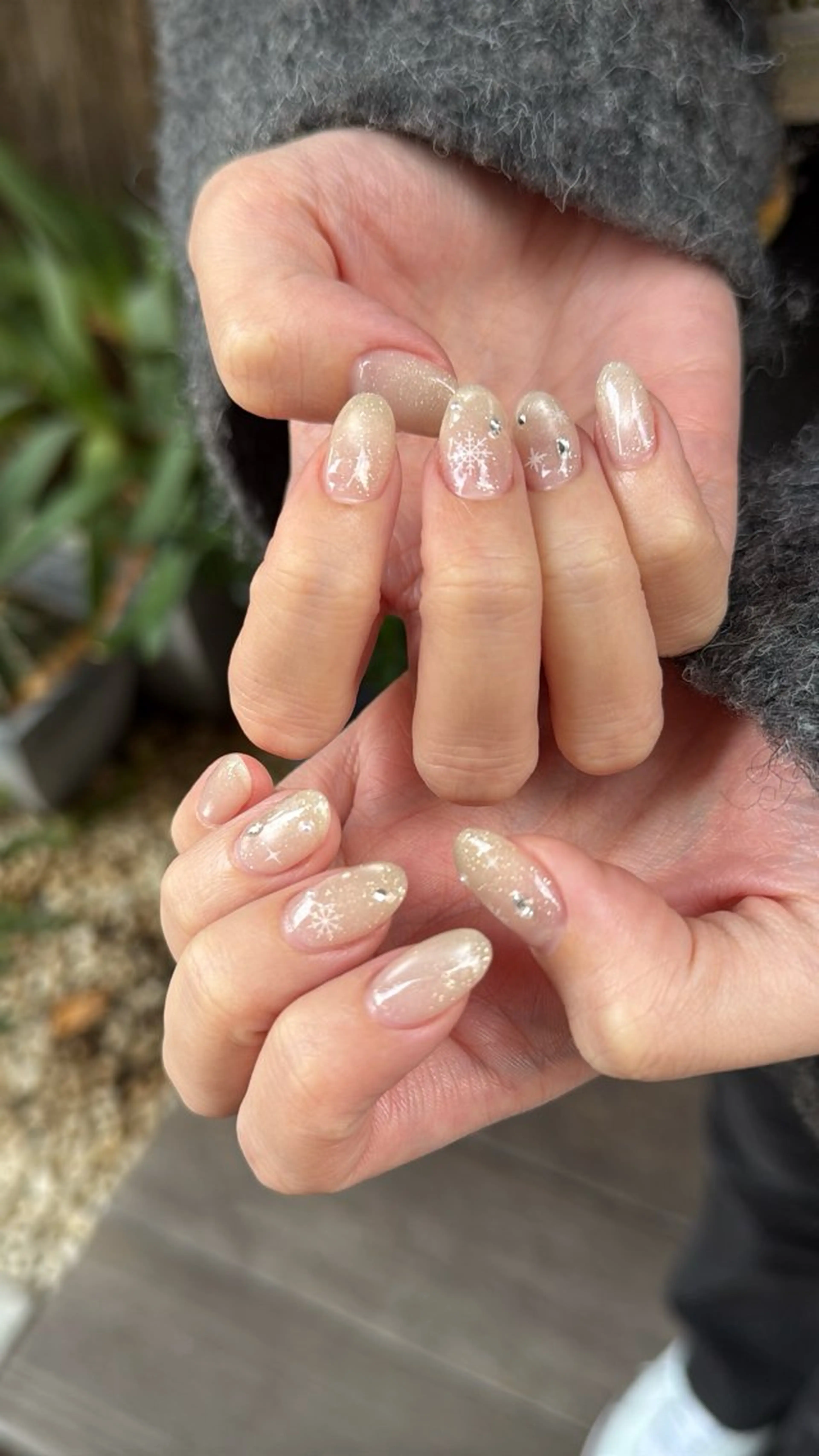 ネイル ニュアンスネイル シンプルネイル ハンドネイル SAKU  nail[サクネイル]所属・SAKU nail 作島茜のネイルデザイン