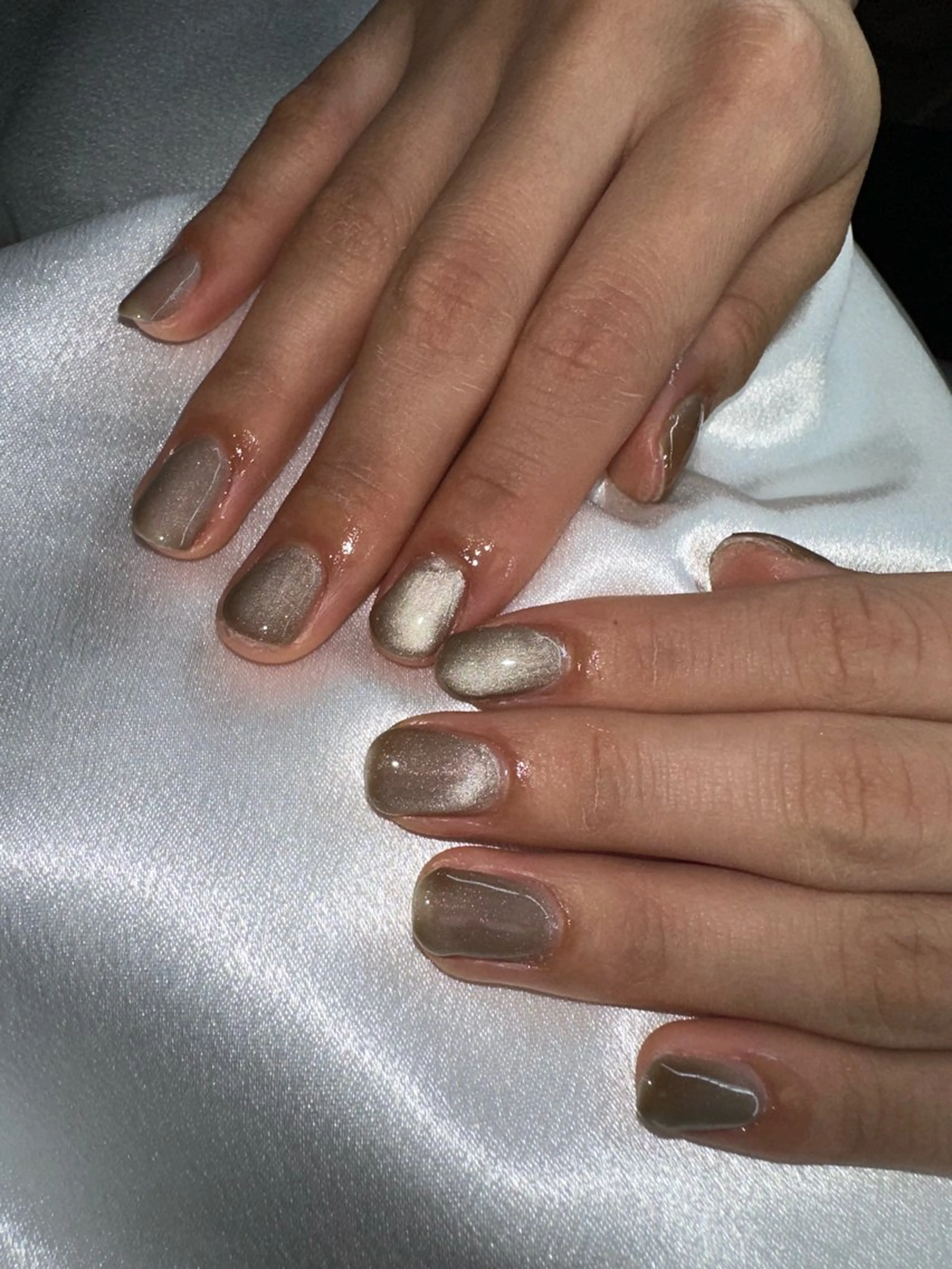 ショート ハンドネイル YOKOSUKA🌊 NAIL🌿🫧💛のネイルデザイン