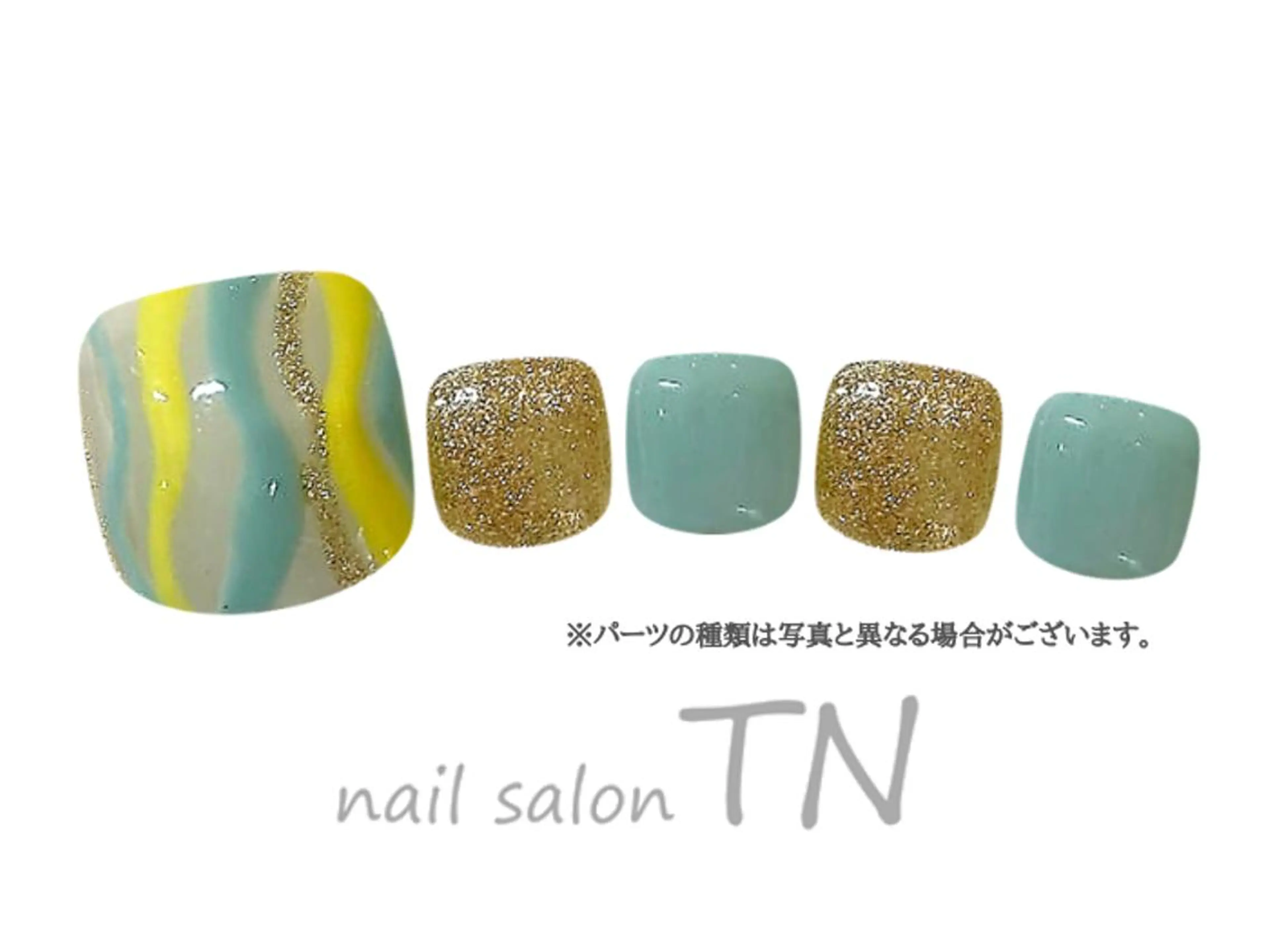 ネイル フットネイル 中島 実穂のネイルデザイン