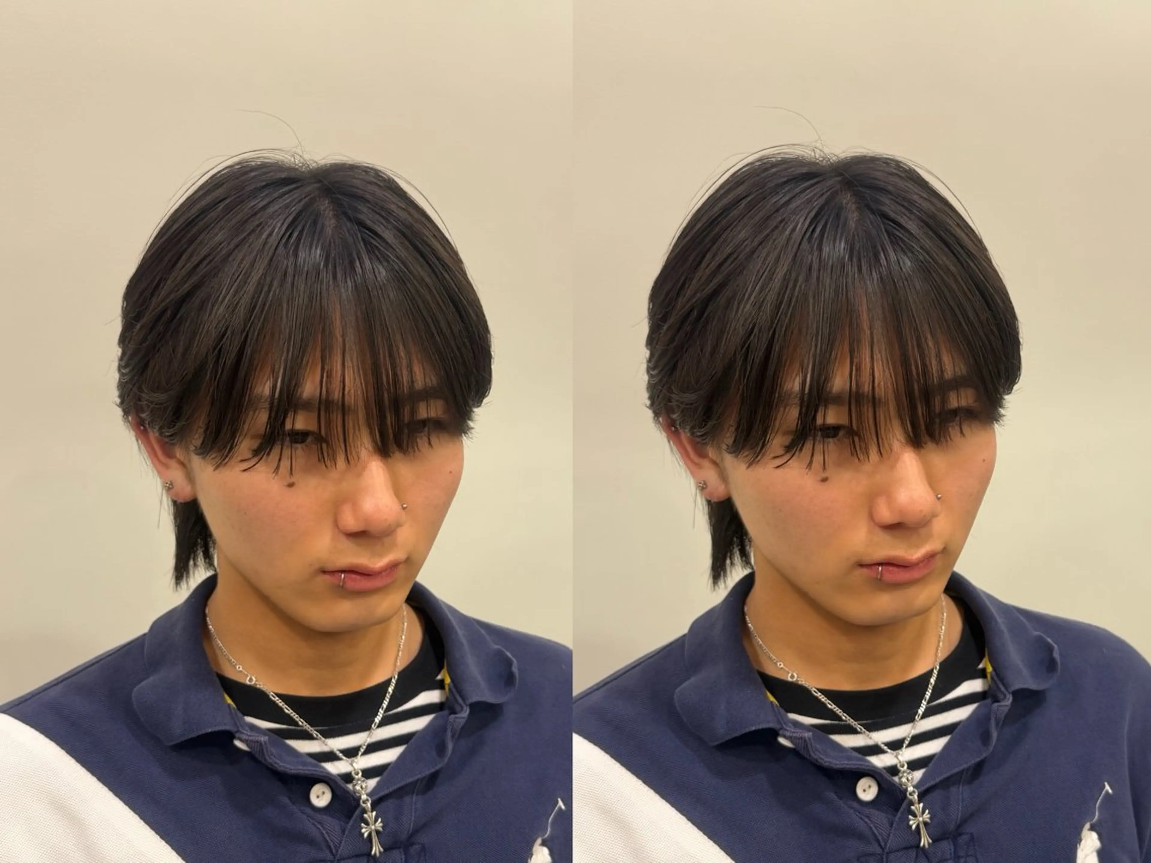 ミディアム メンズ シャドウパーマ/ピン パーマ/だいじゅのヘアスタイル