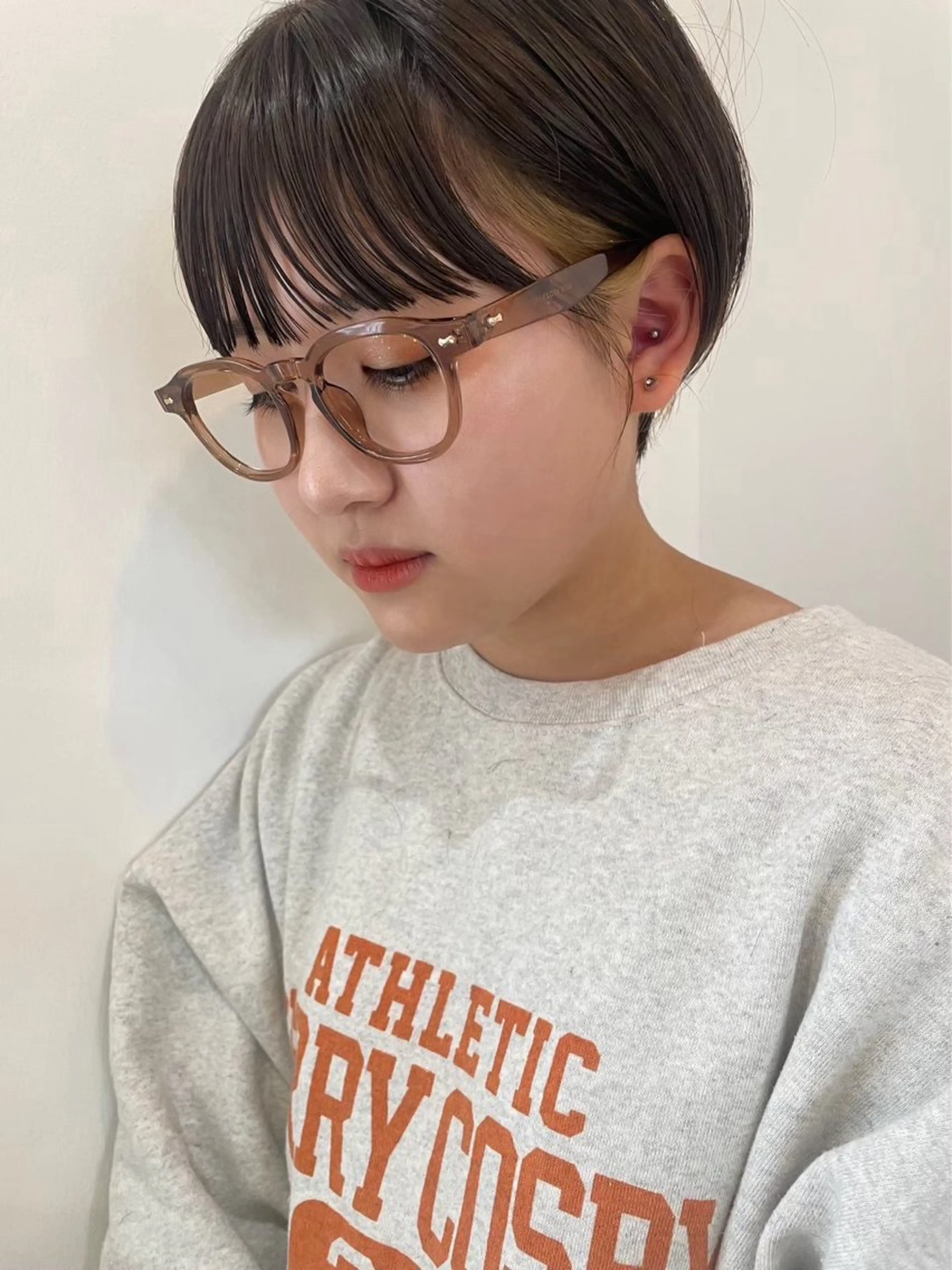 ショート 恩田 遼のヘアスタイル
