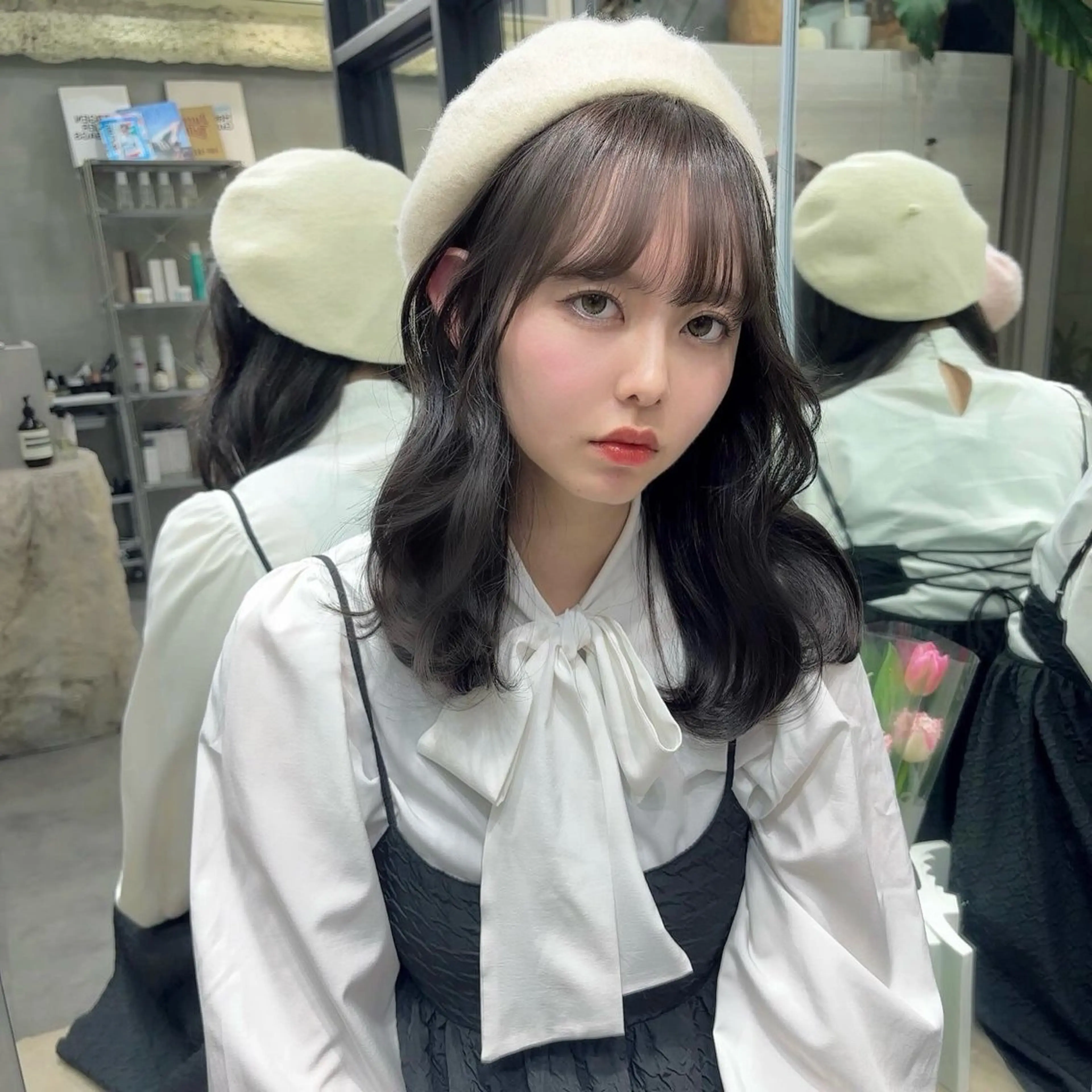 カラー 透明感カラー the path sora♡のヘアスタイル