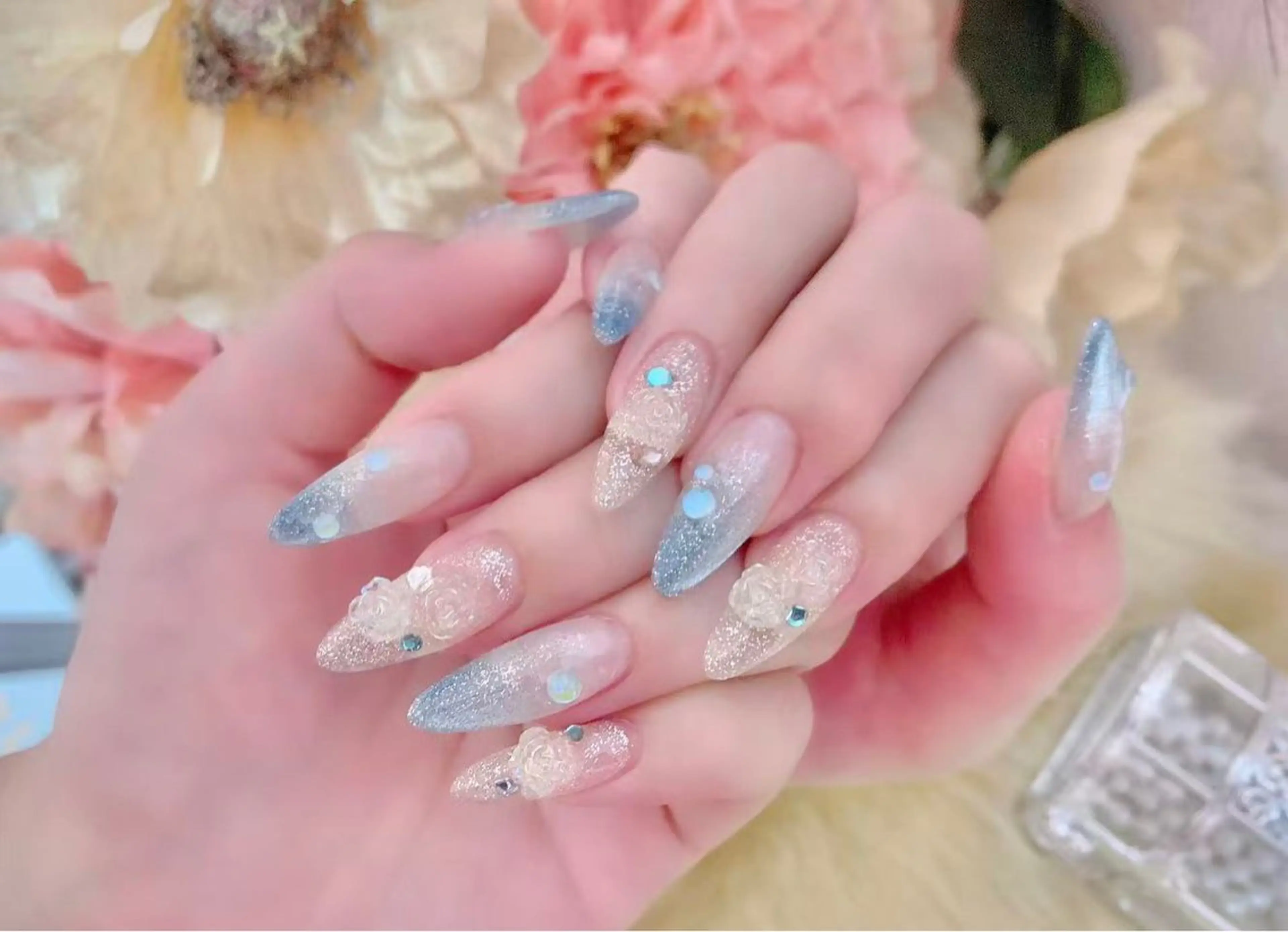 ネイル 渋谷T&B りお ロング無制限中💫のネイルデザイン