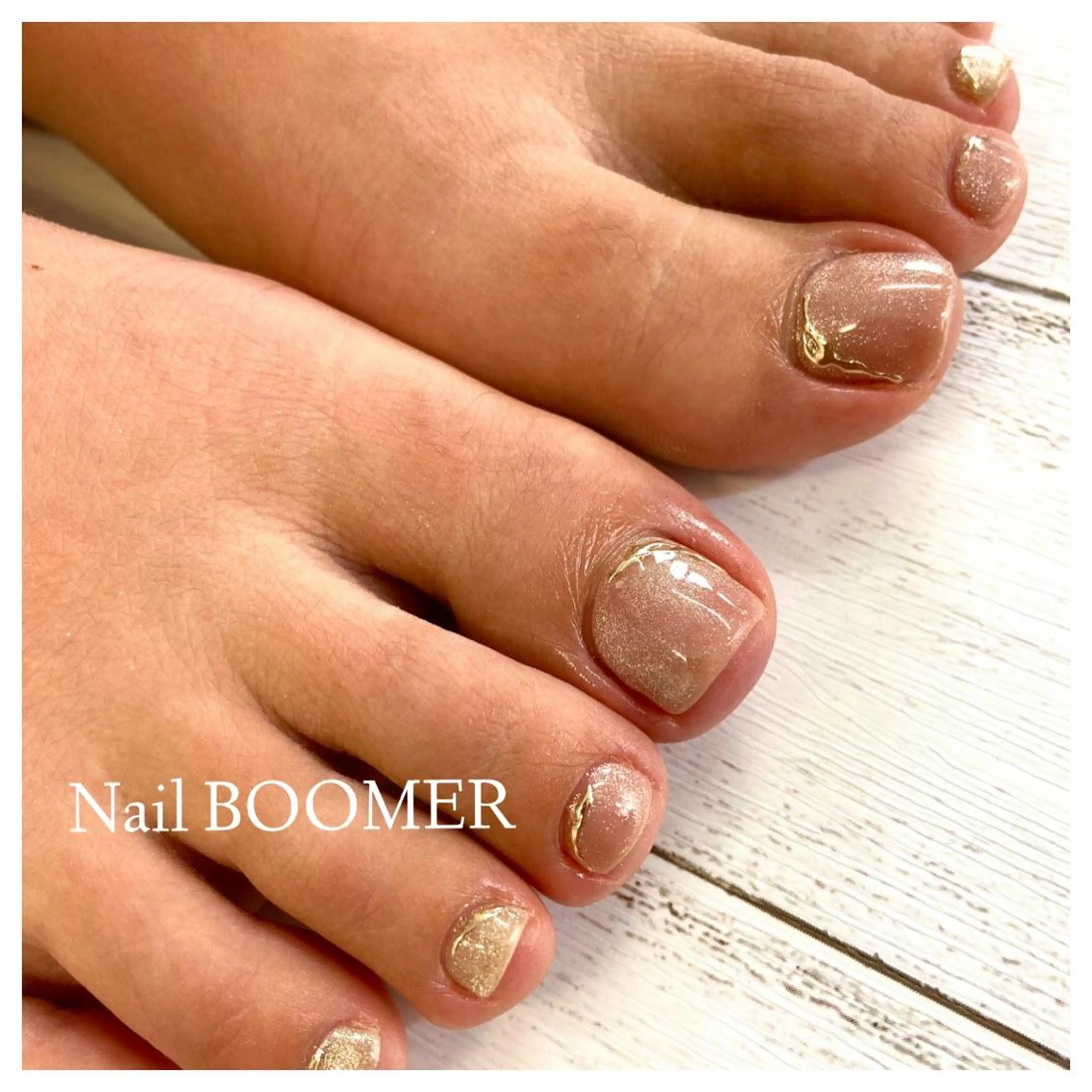 ネイル フットネイル ネイル ブーマーのネイルデザイン