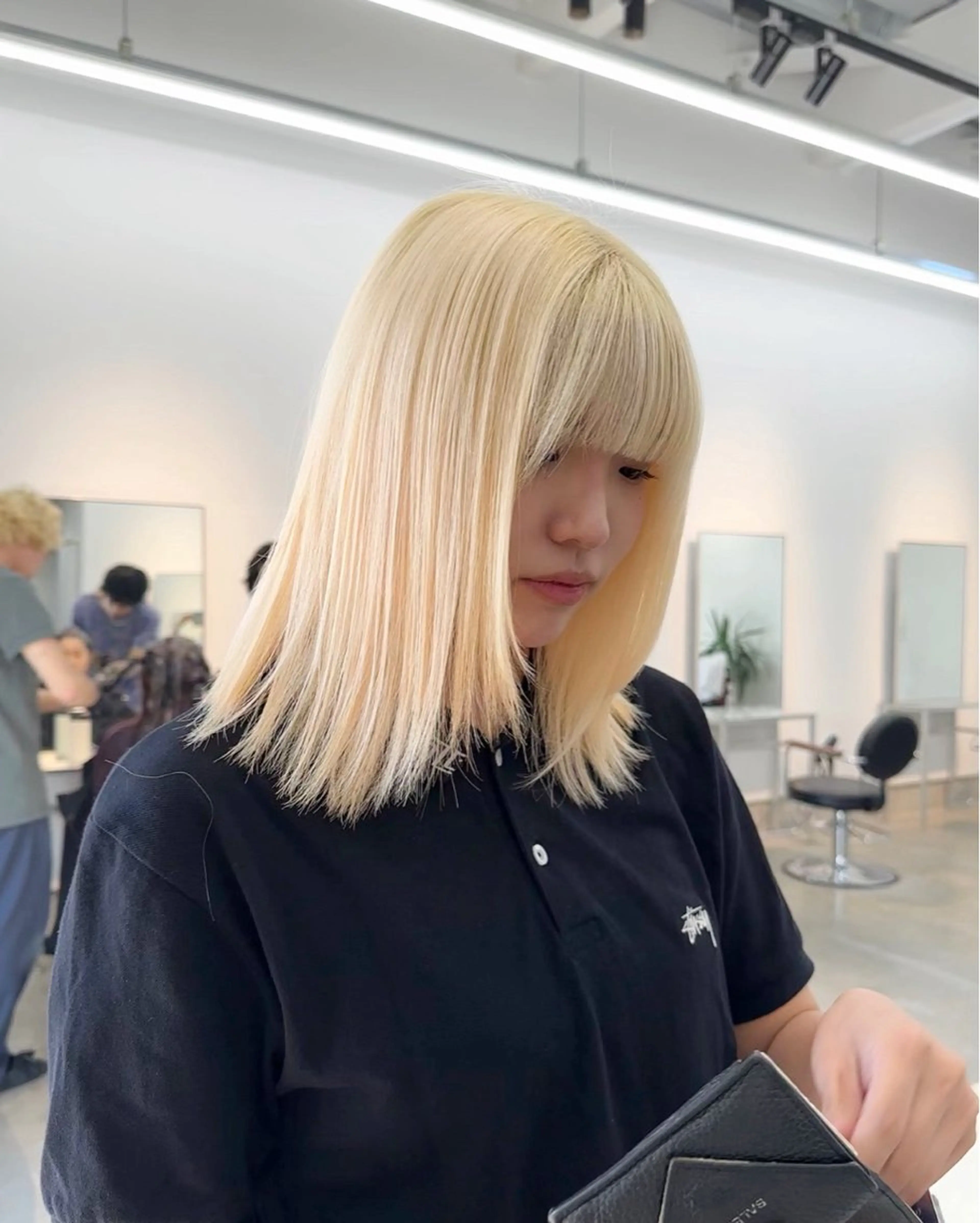 ミディアム ヘアカラー トリートメント 松井 佑太のヘアスタイル