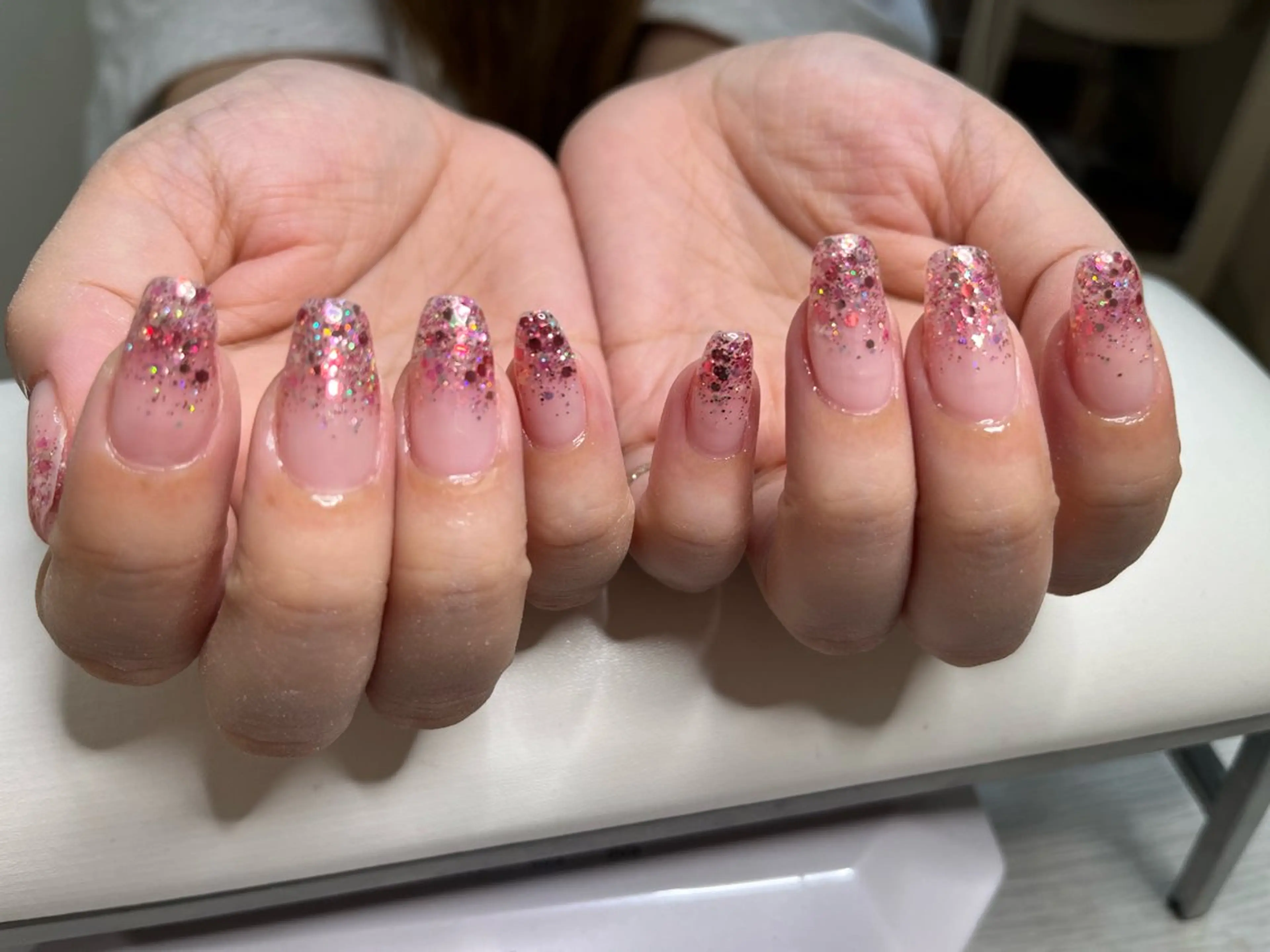 ワンカラー、グラデーション(ラメグラ)【オフ込み】の写真