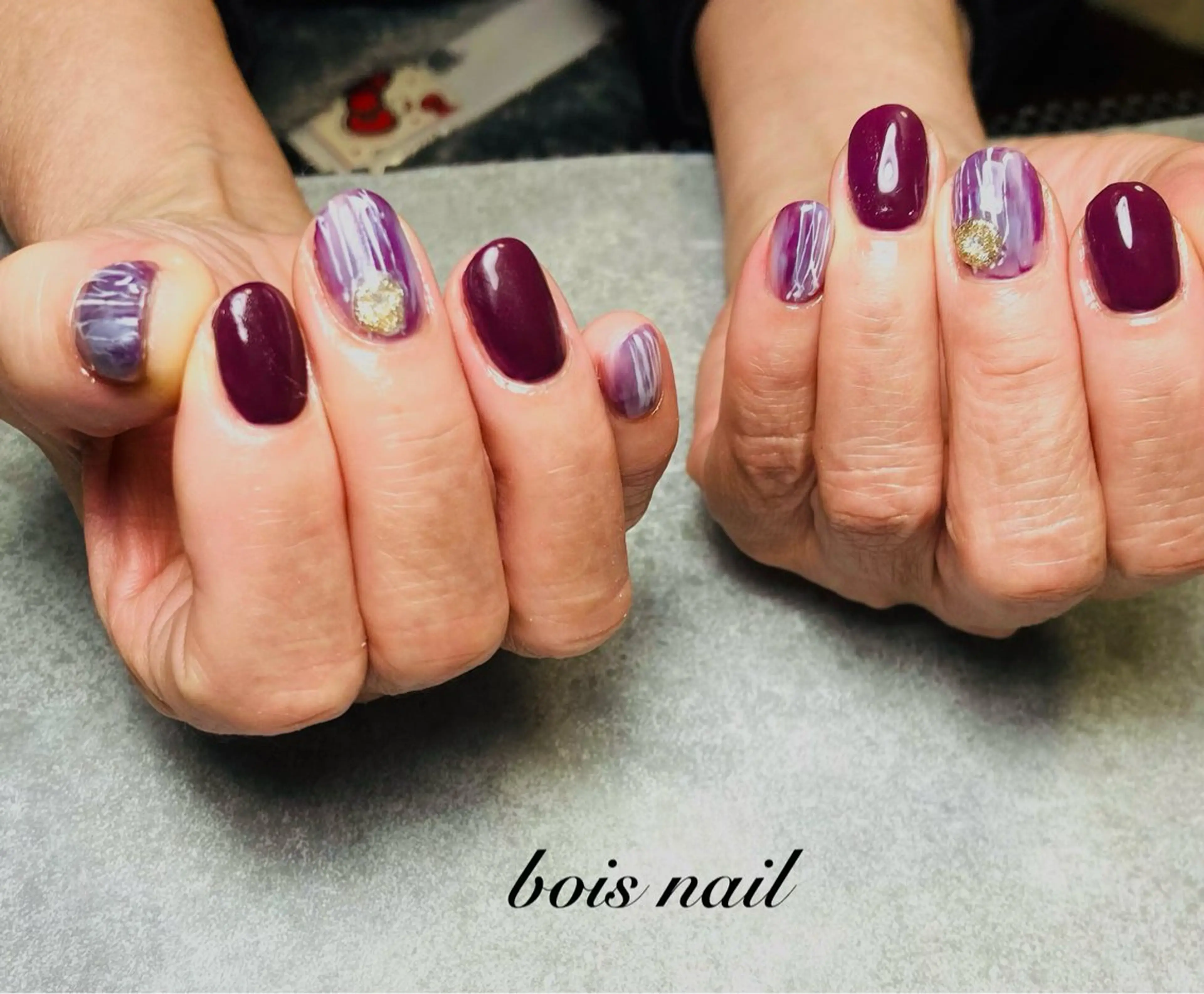ネイル ハンドネイル bois nail ボワネイル北巽のネイルデザイン