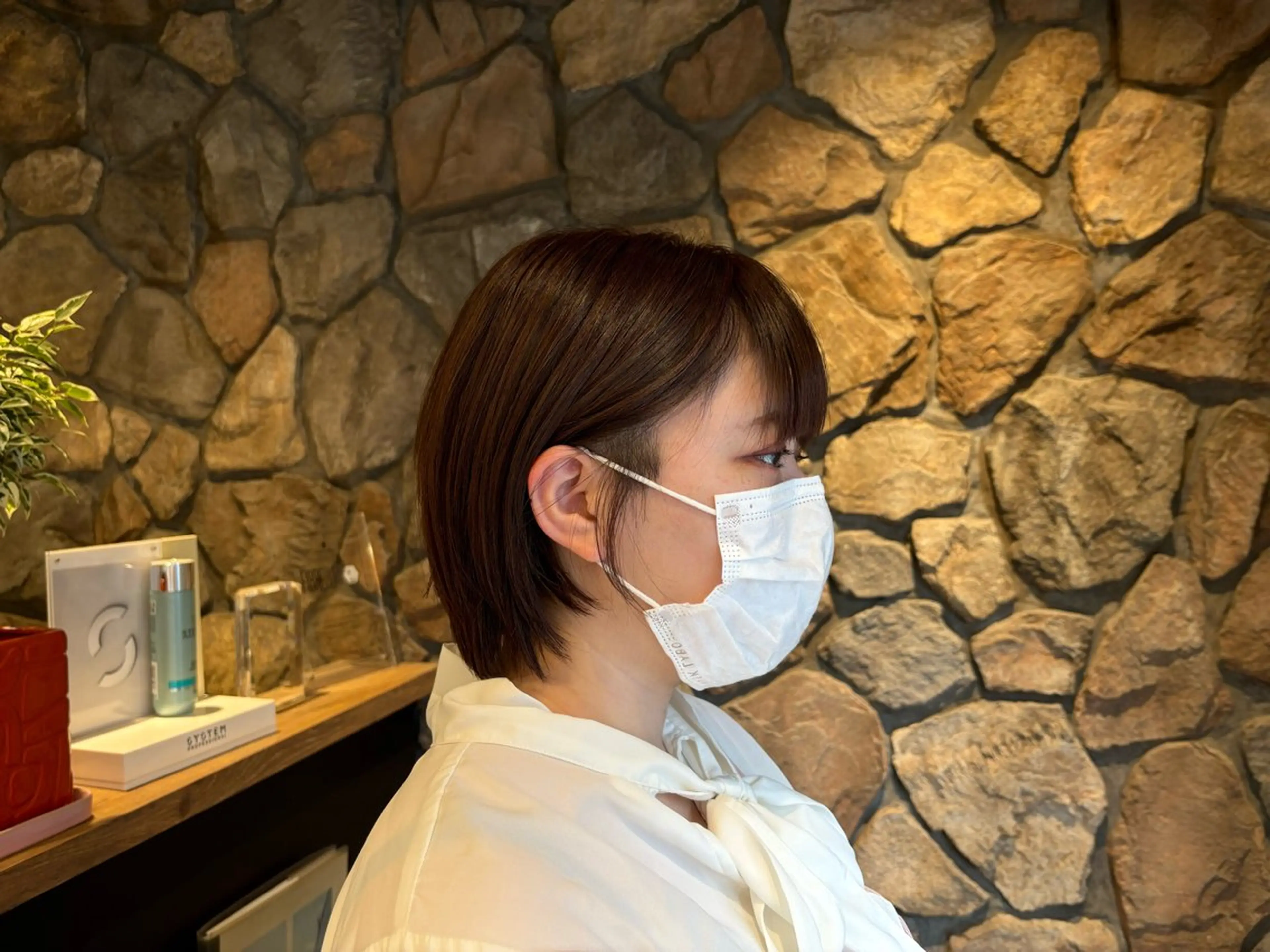 ショート ヘアカラー トリートメント 小玉 唯依のヘアスタイル