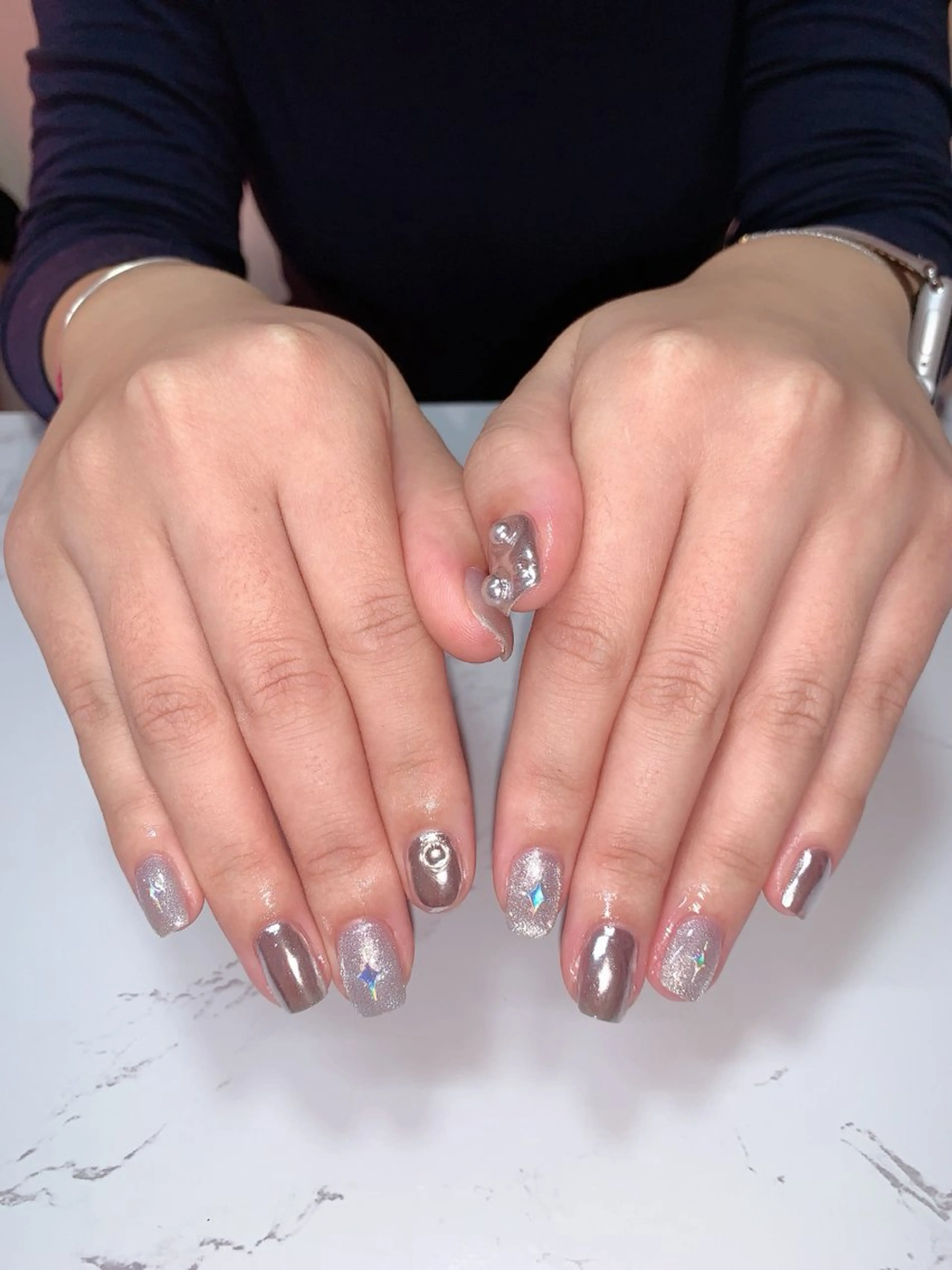 ネイル ゆず秋葉原 Vickyのネイルデザイン