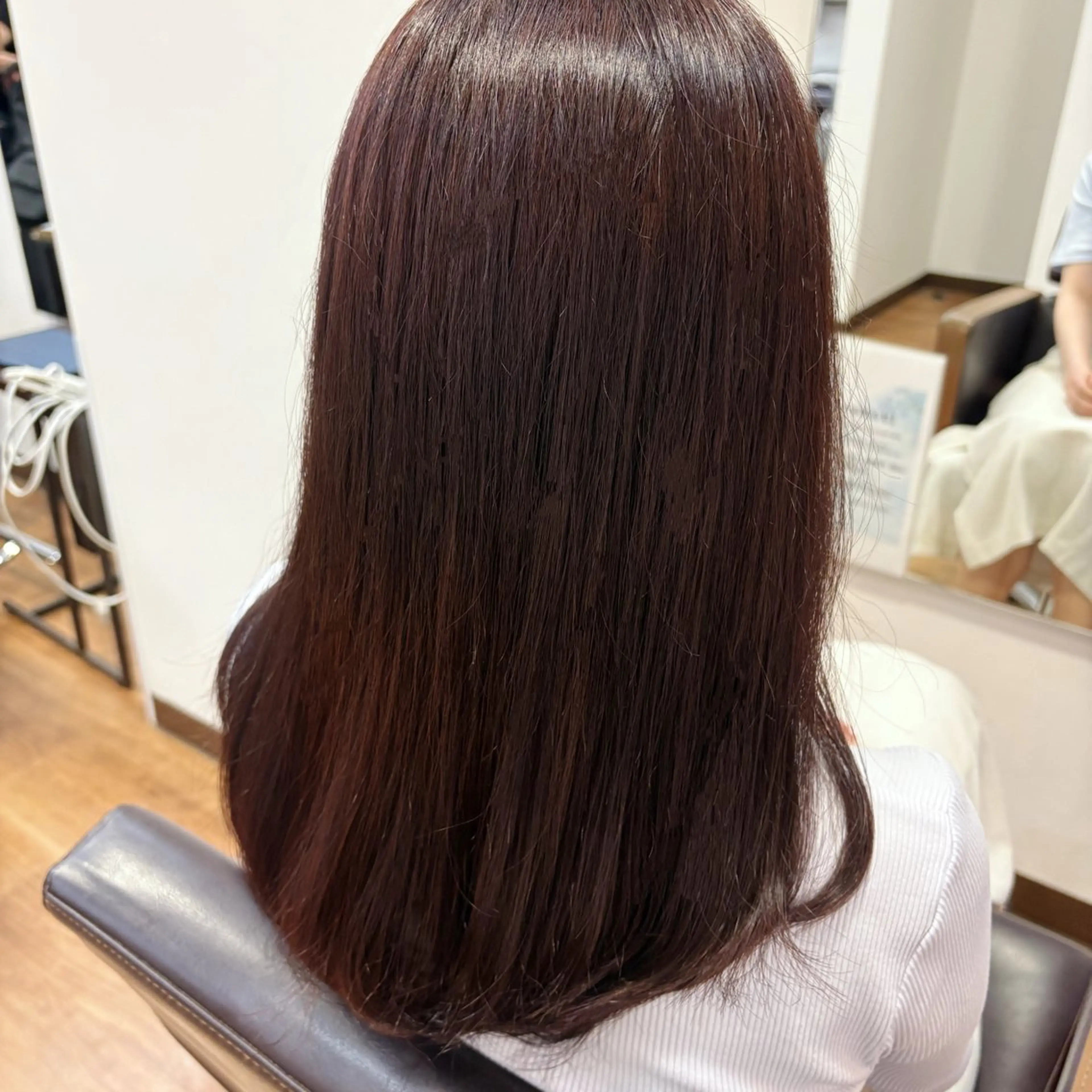 カラー ピンクカラー 川崎 彩花のヘアスタイル