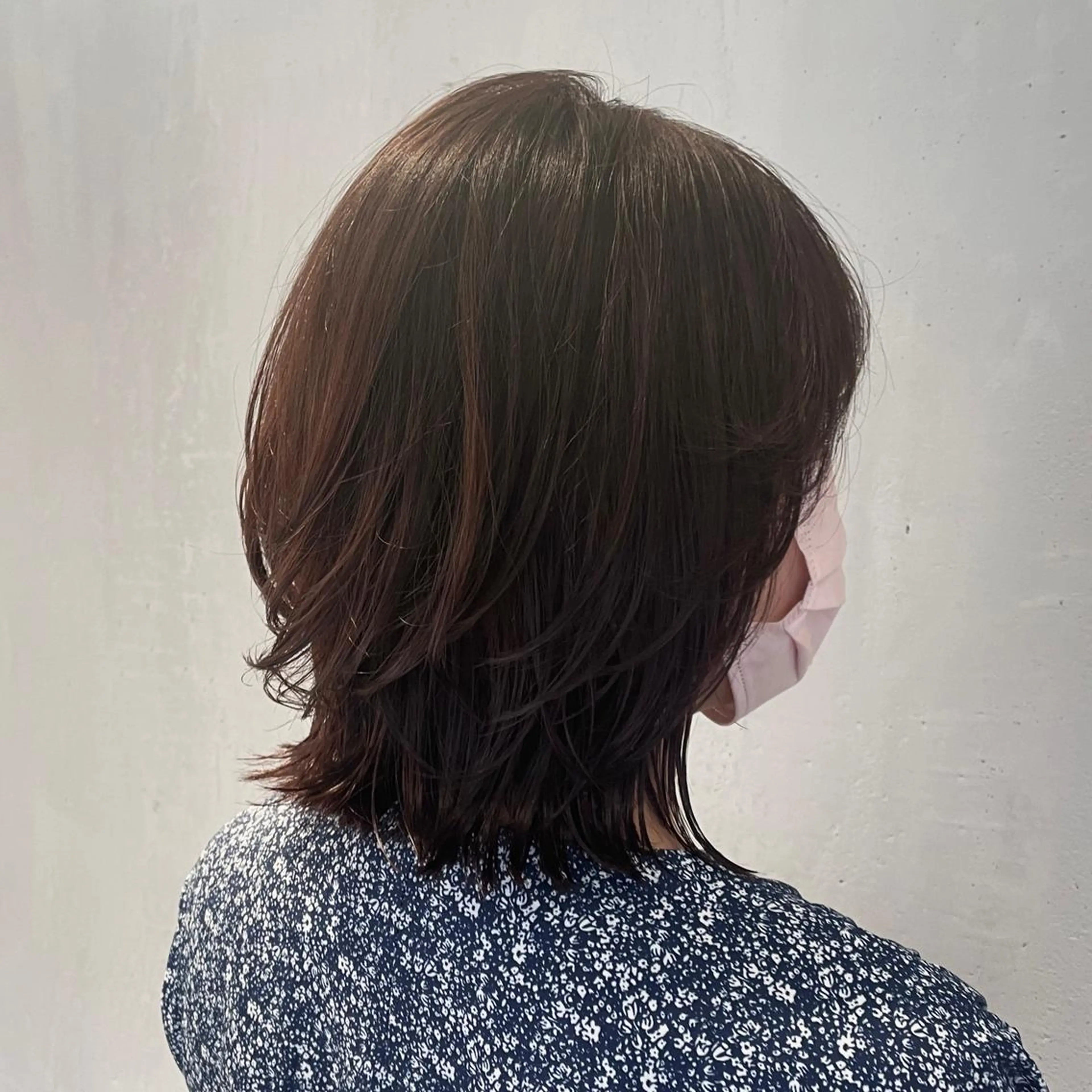 ミディアム カラー ハイライトカラー ハイトーンカラー 卒業式のヘアスタイル ハイライト カット ヘアカラー トリートメント DX SHARE SALON所属・matka白髪ぼかし 大人ヘア/KEIKOのヘアスタイル