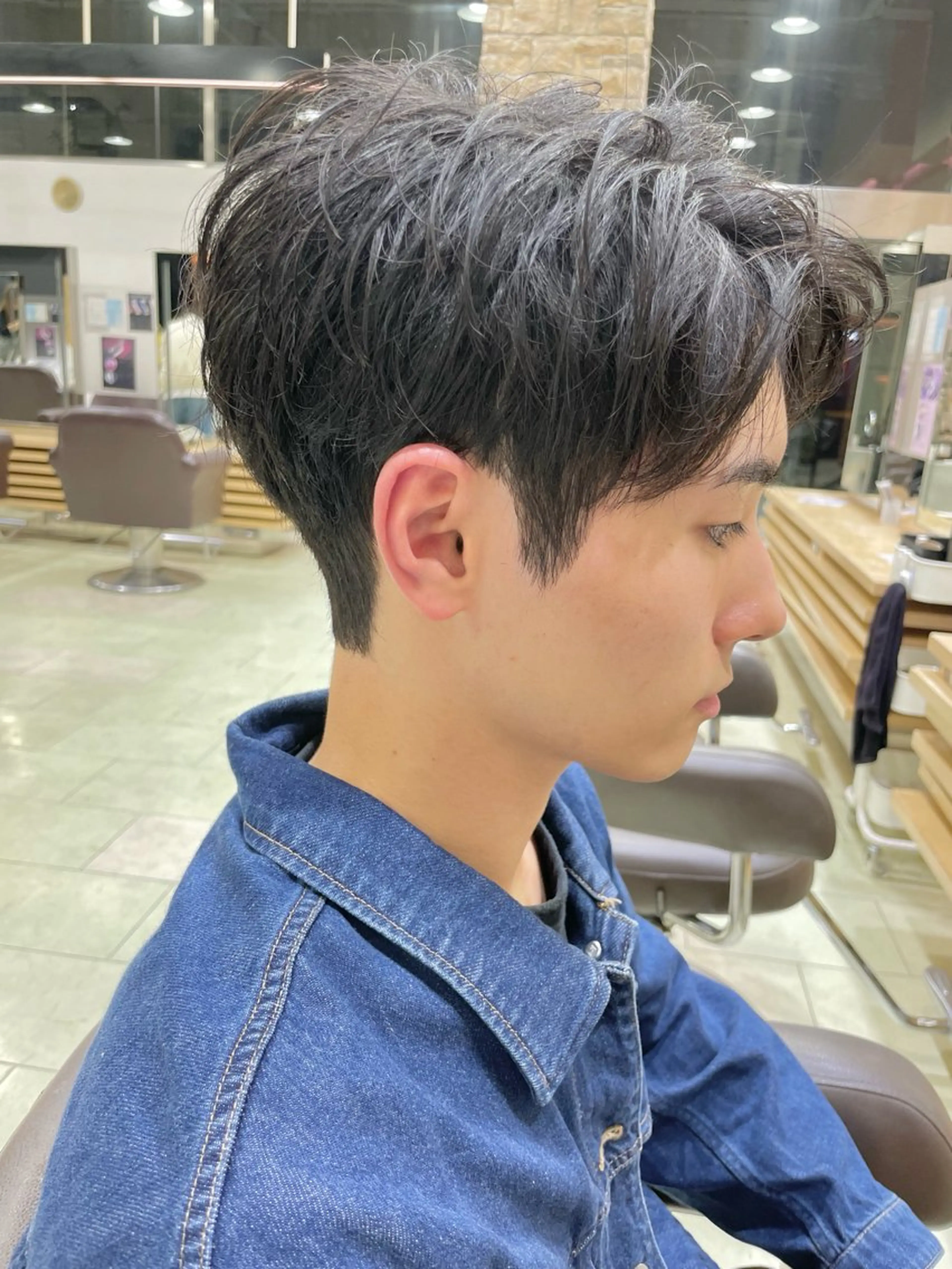 パーマ メンズ 韓国🩶Y2Kネイル 💫くれはのネイルデザイン