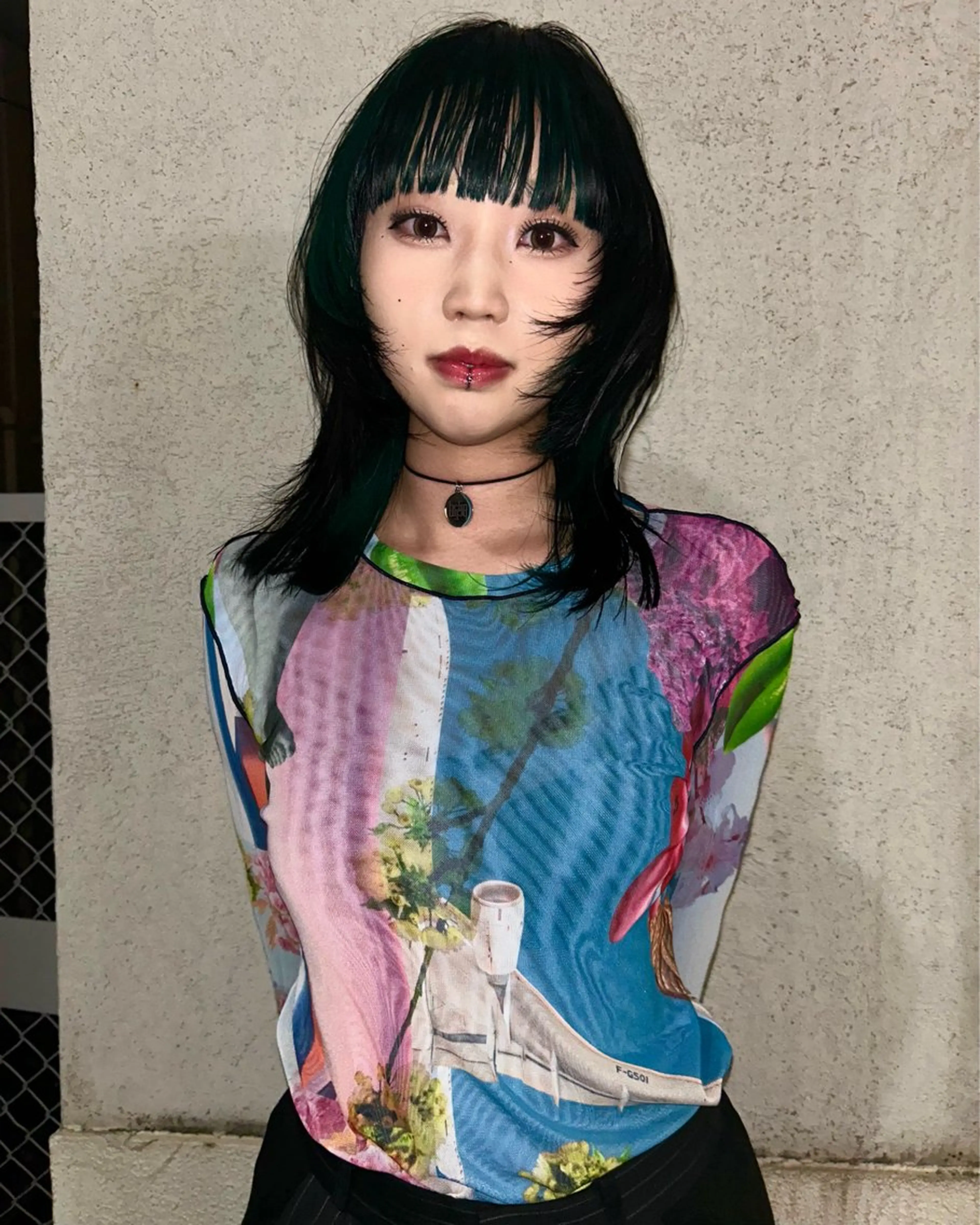 ミディアム カラー 大阪/堀江/ いわもと　りゅうやのヘアスタイル