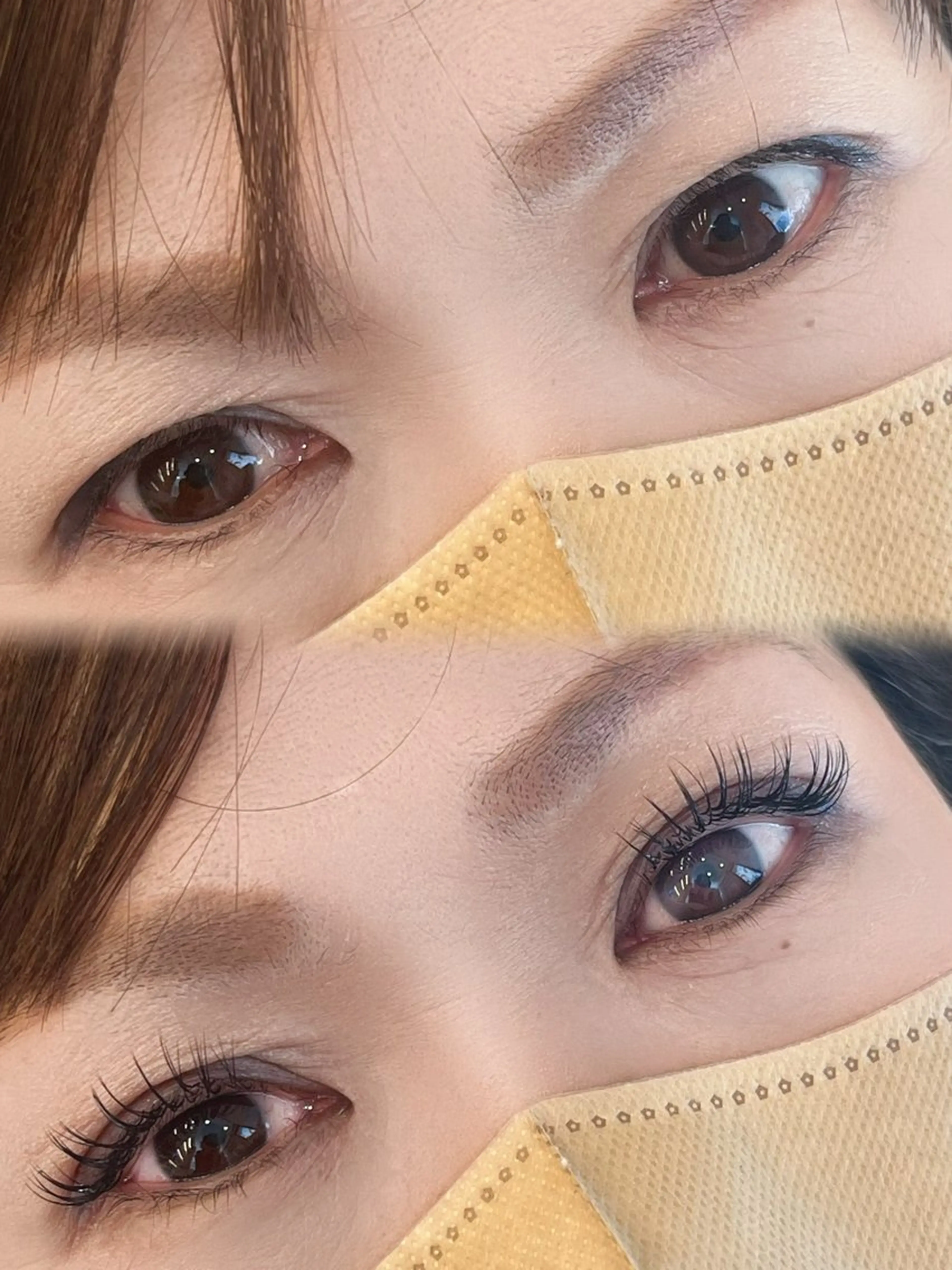 マツエク・マツパ Be_beauty studio KAのマツエク・マツパデザイン