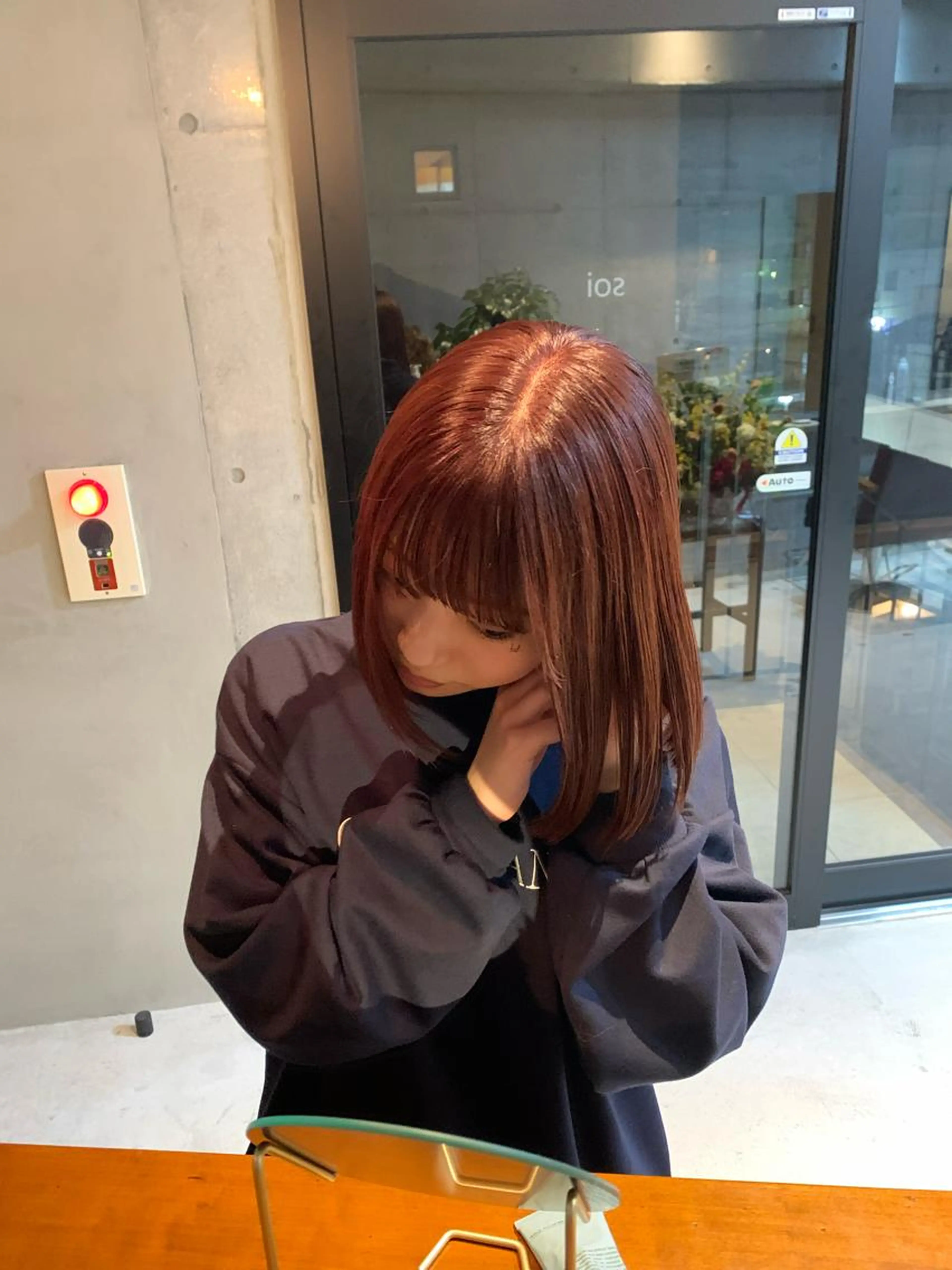 【ヘアカラーモデル🤎ミニモ限定価格🌙】ワンカラー+Aujua4stepトリートメント🐋👒の写真