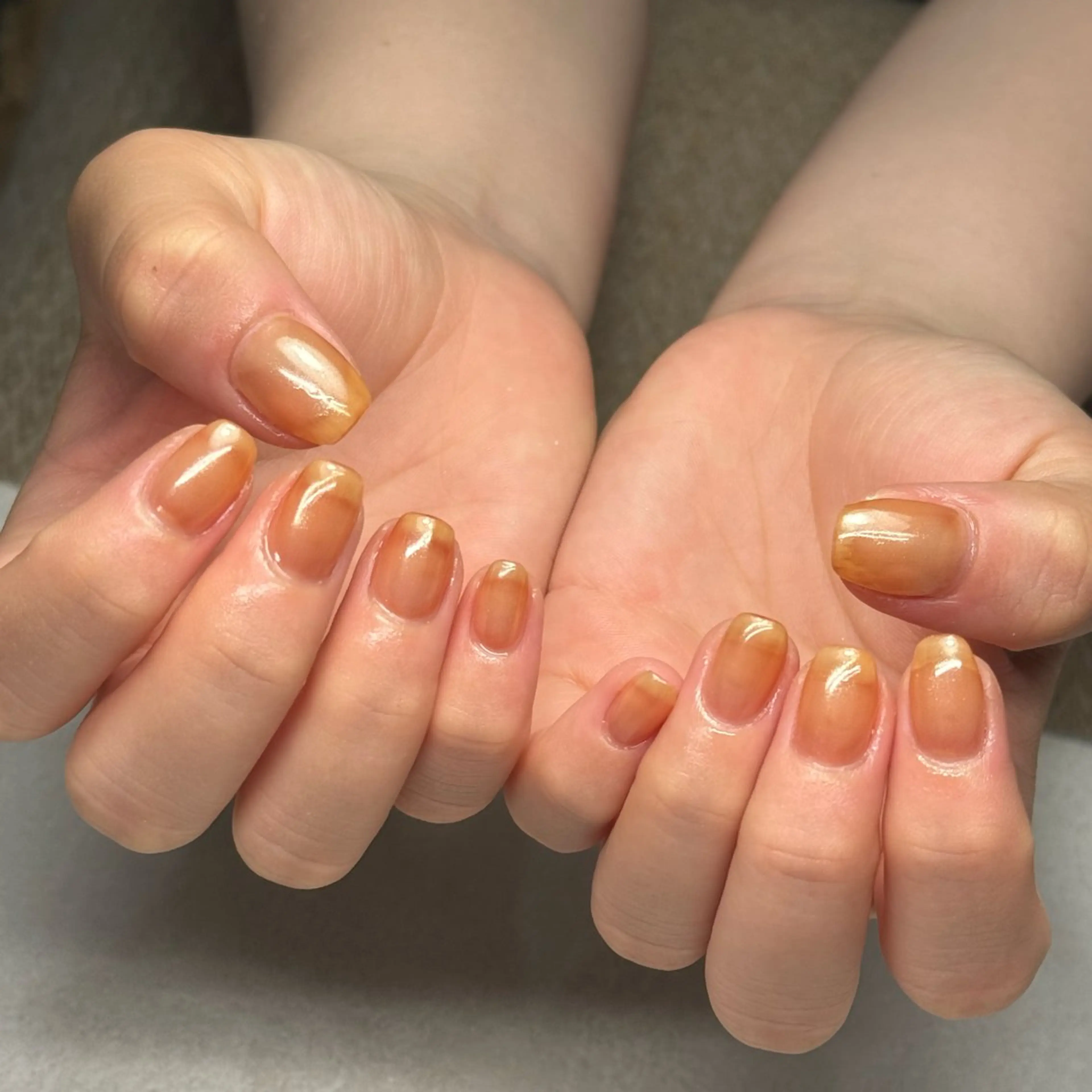 ネイル 韓国ネイル マグネットネイル ニュアンスネイル ワンカラーネイル シンプルネイル MAO /  香椎 / フィルイン対応のネイルデザイン