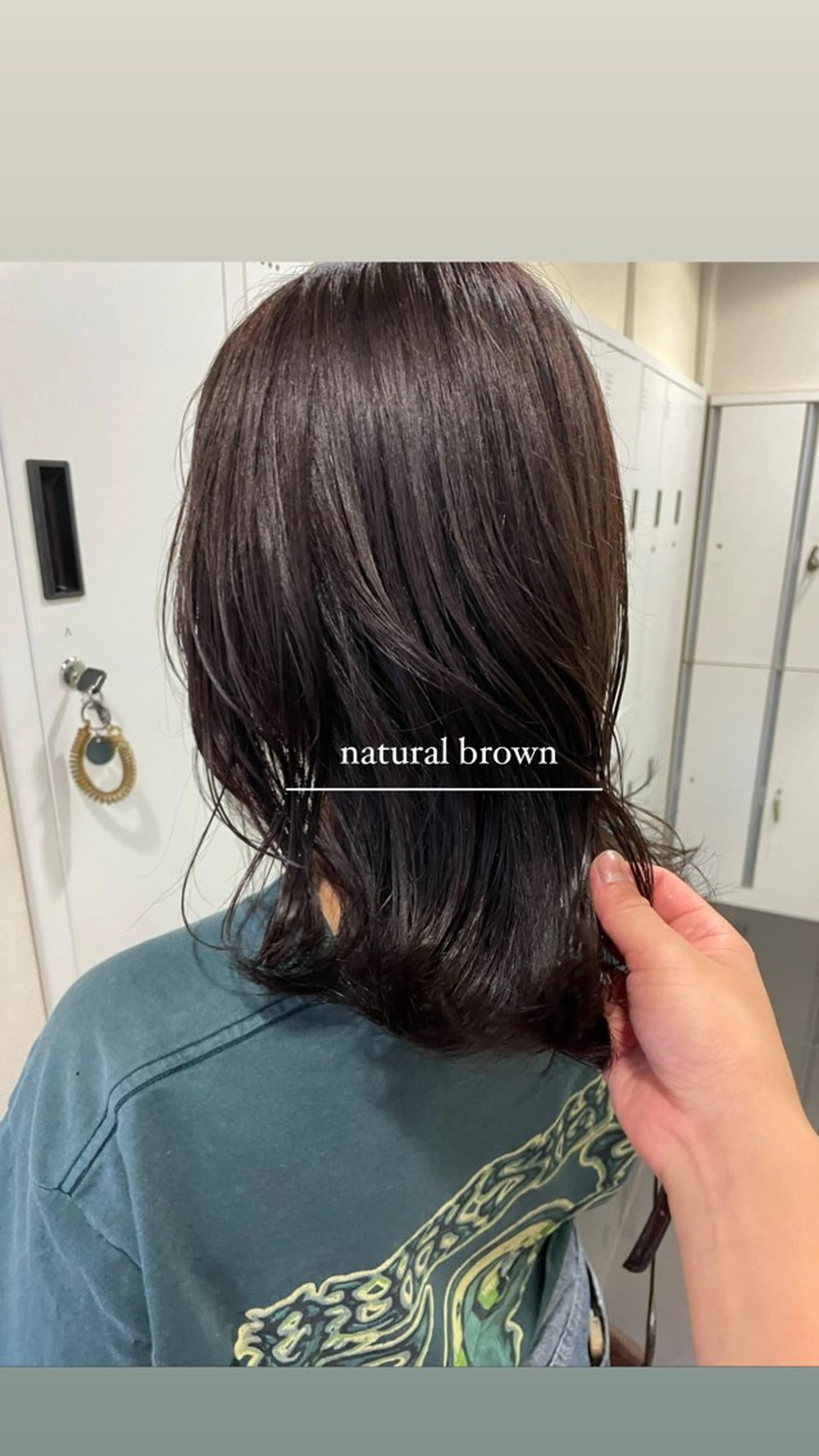 ミディアム カラー ボブ/透明感 カラー /風花のヘアスタイル