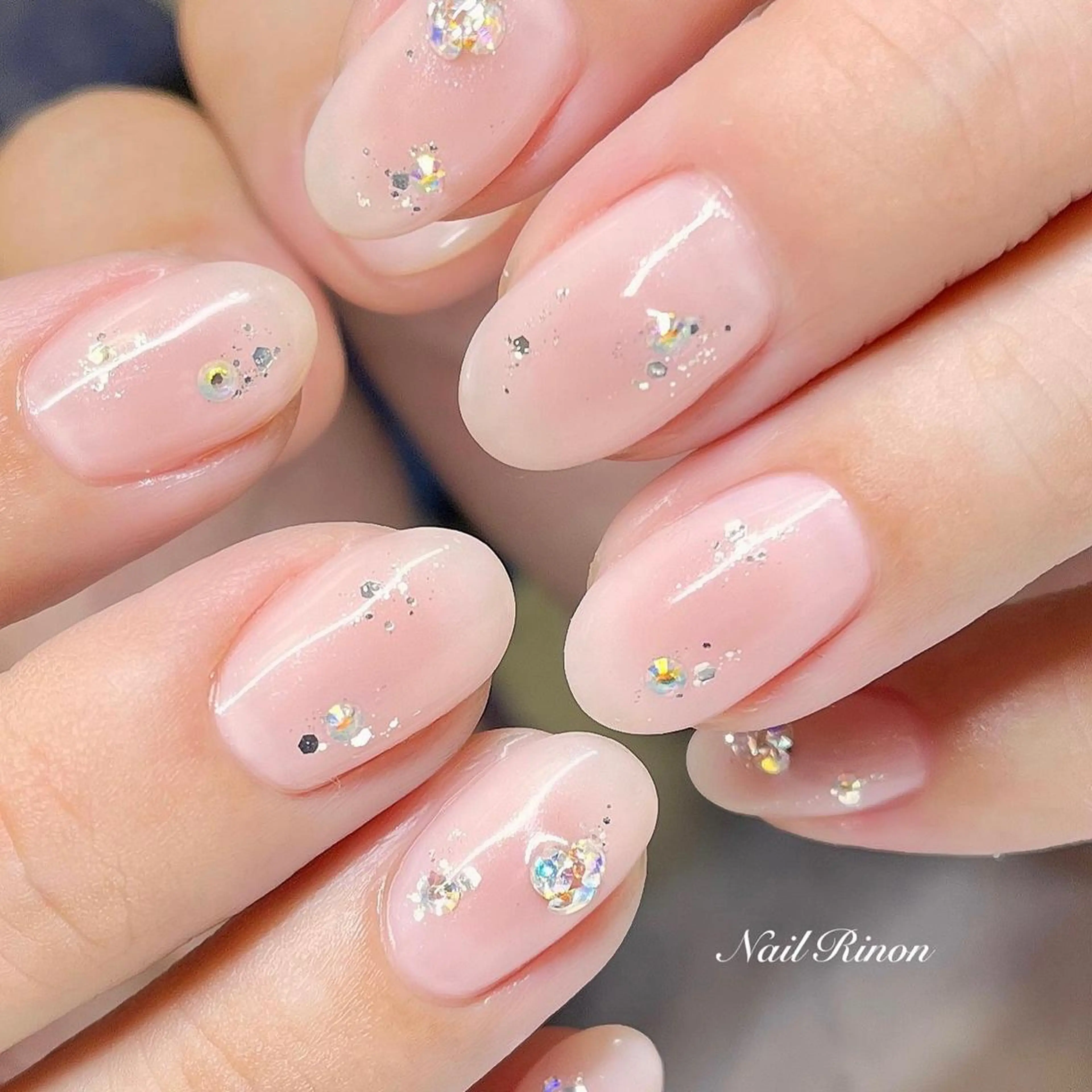 ネイル チークネイル ハンドネイル Nail Rinonのネイルデザイン