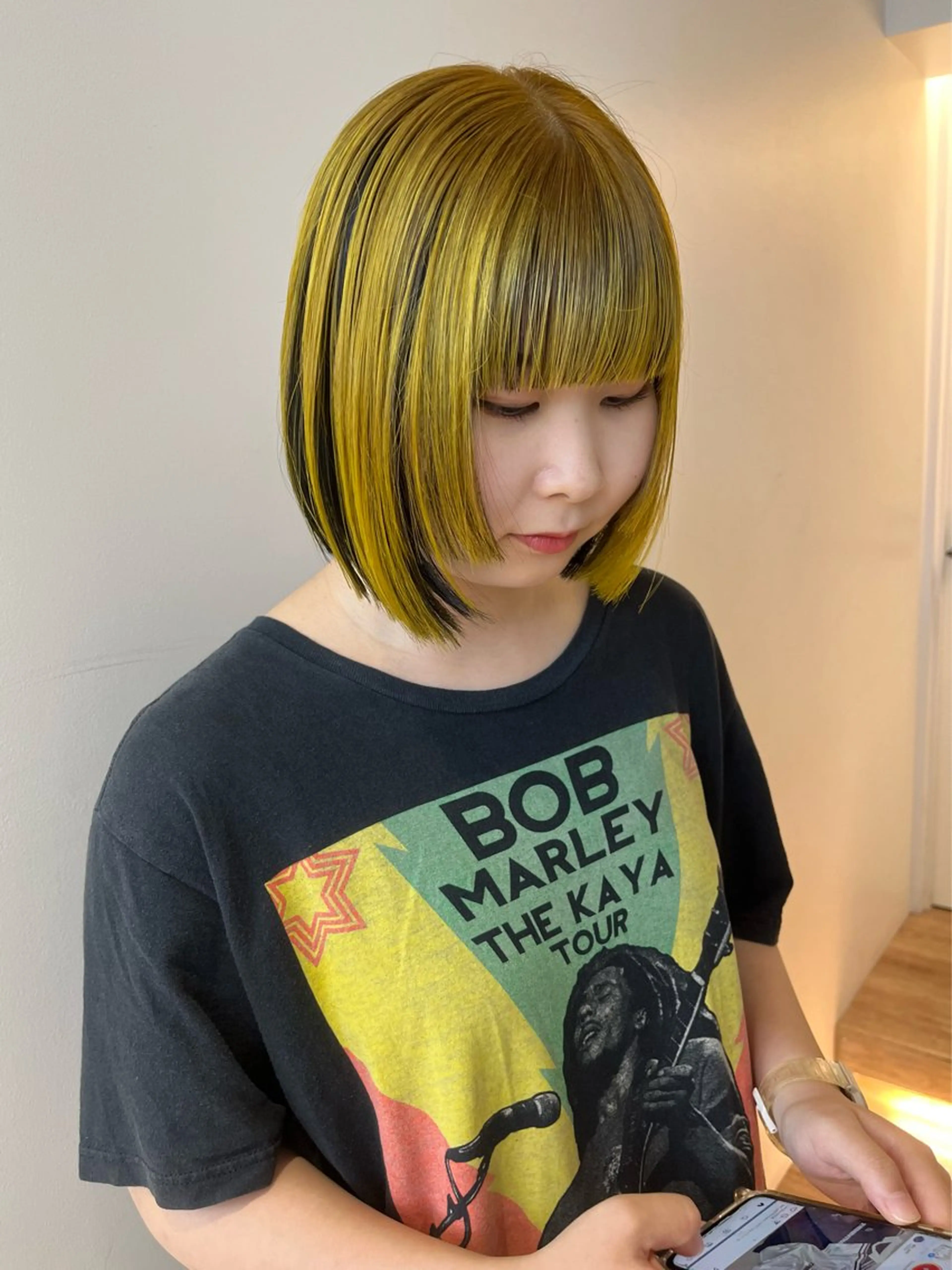 ミディアム カラー ブリーチ デザインカラー ダブルカラー ブリーチなしカラー ヘアカラー 吉祥寺/個性派/ kazuha🩰のヘアスタイル