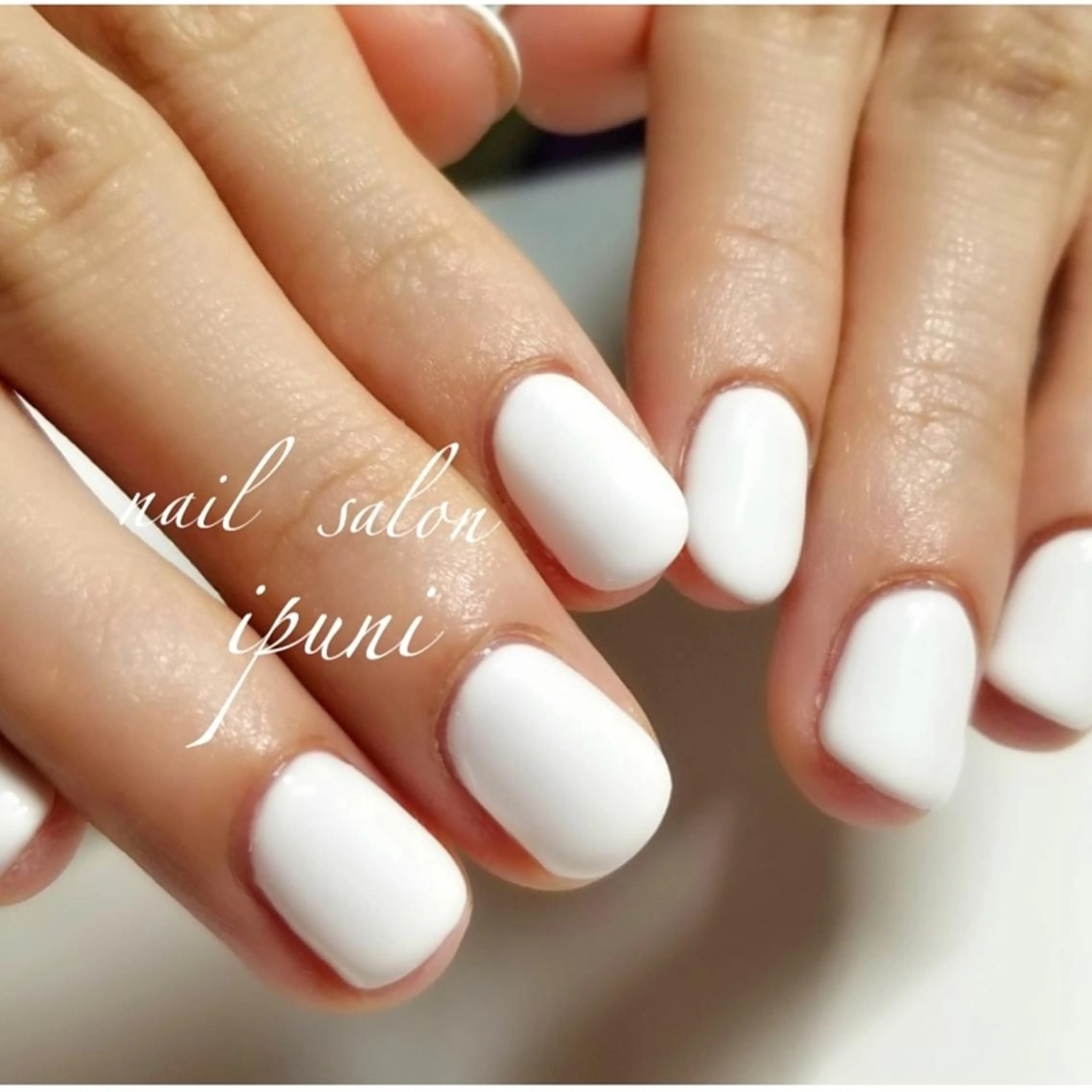 ネイル ワンカラーネイル nail salon ipuniのネイルデザイン