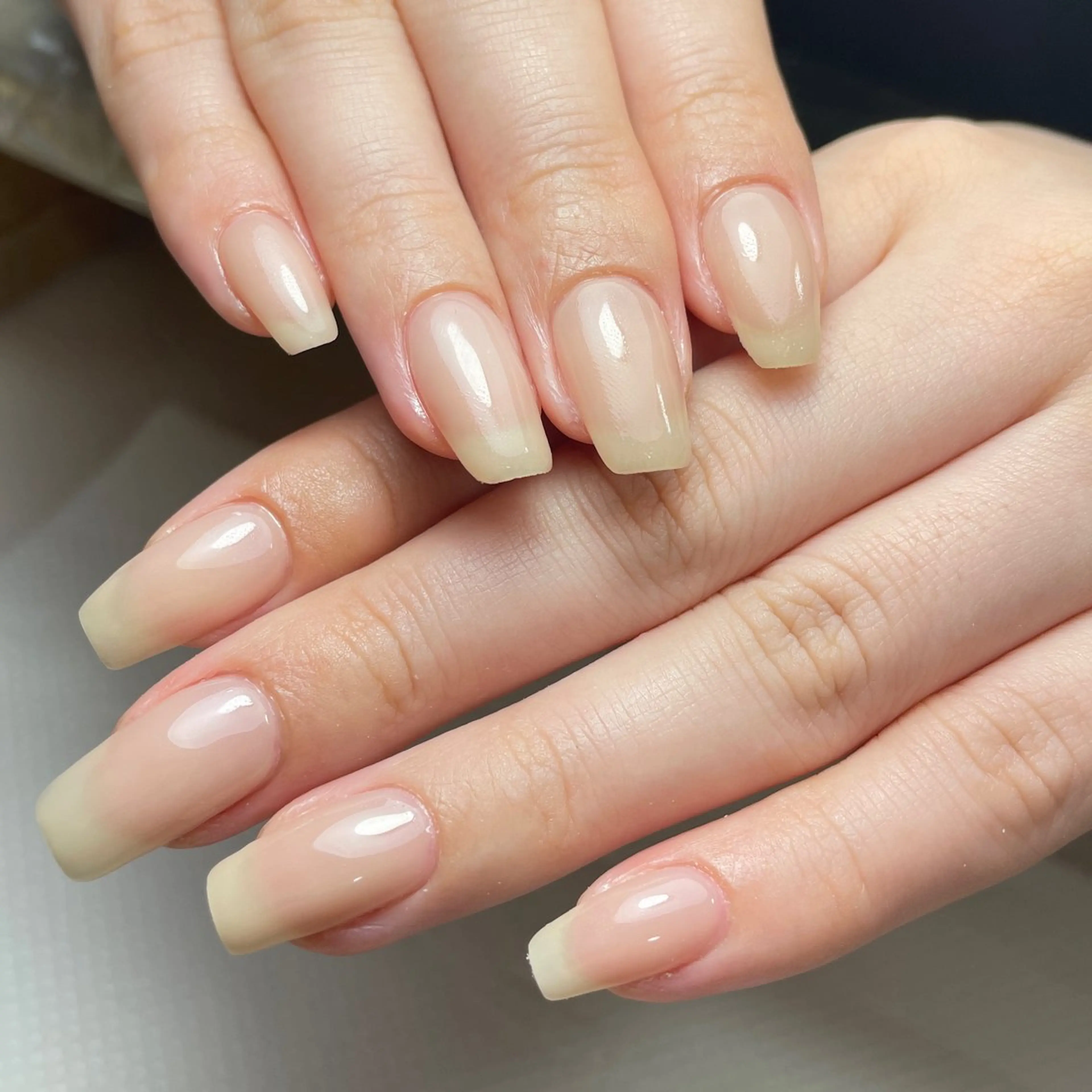 ネイル アートネイル フレンチネイル ジェルネイル グラデーション 韓国ネイル ハンドネイル 久保田 マリコのネイルデザイン