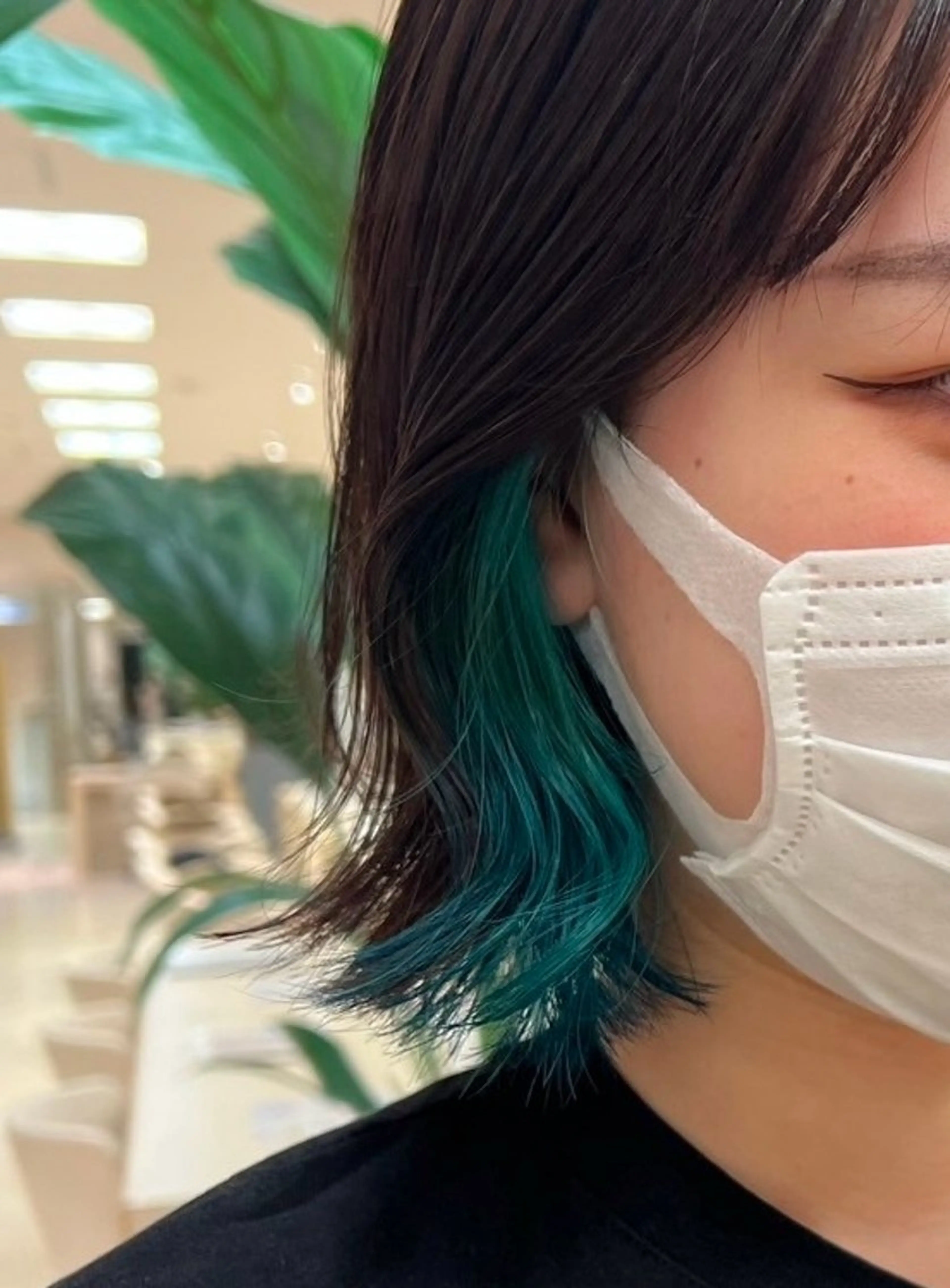 ショート カラー イヤリングカラー お悩み改善 黄金比みくのヘアスタイル