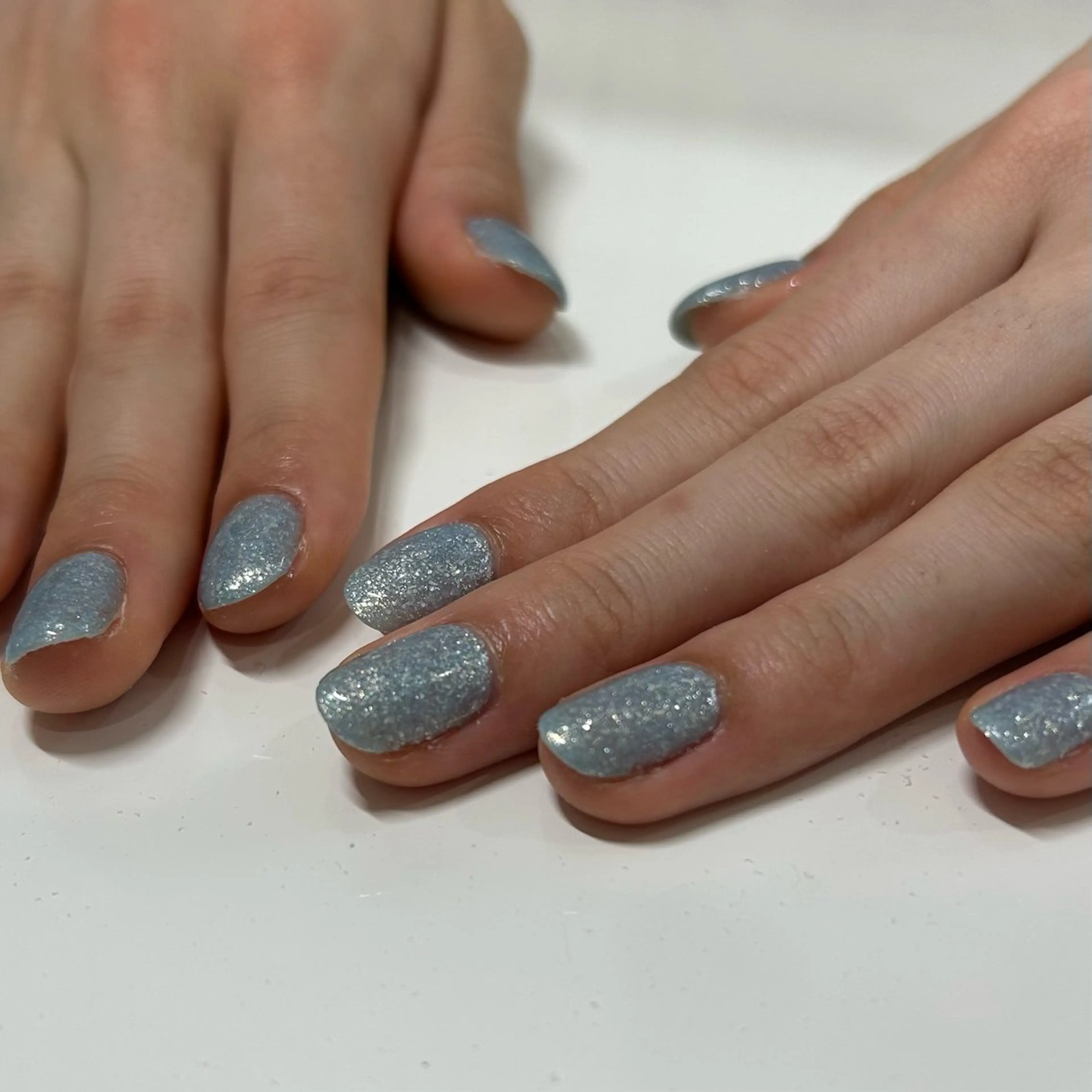 ネイル 水色 シンプルネイル Bianca所沢店 Kawachiのネイルデザイン