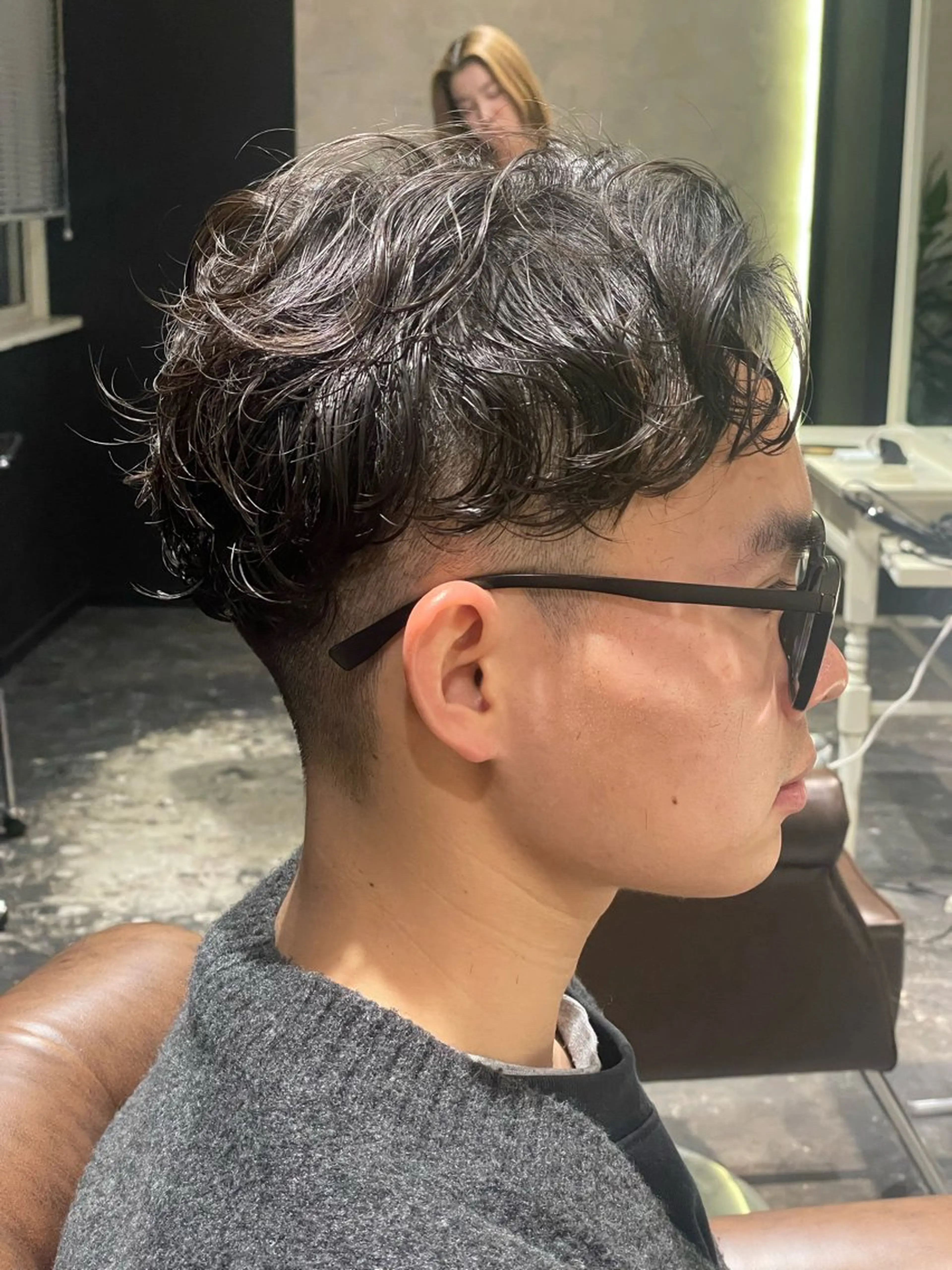 パーマ メンズ カット パーマ 💈メンズ職人 ルキト💈のヘアスタイル